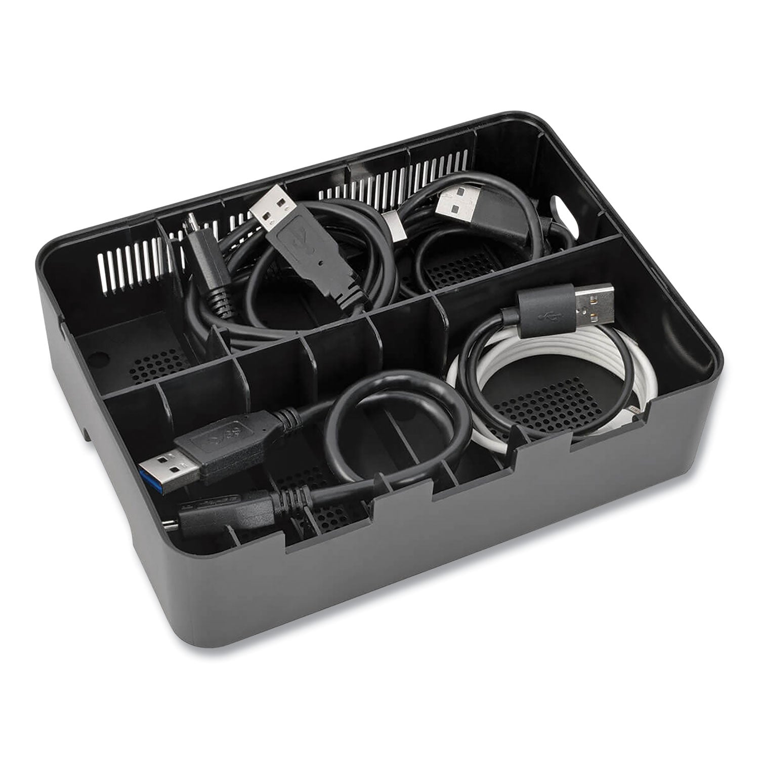 Tripp Lite by Eaton USB Charging Station with Quick Charge 3.0, 7 Devices, 4.9 x 2.6 x 6.6, Black