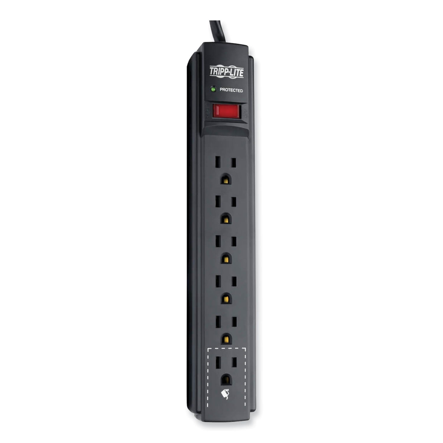 Tripp Lite by Eaton Protect It! Surge Protector, 6 AC Outlets, 6 ft Cord, 790 J, Black