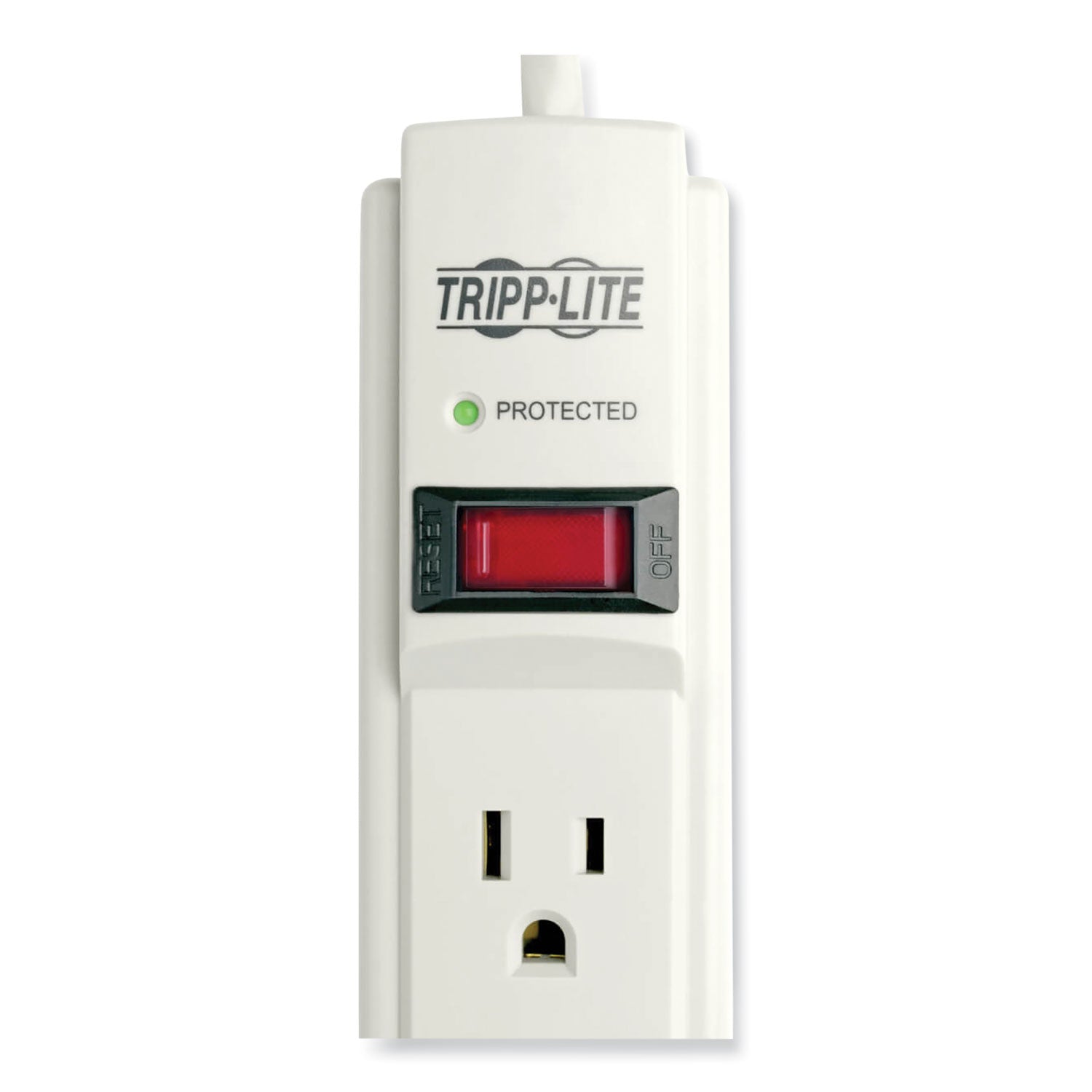 Tripp Lite by Eaton Protect It! Surge Protector, 6 AC Outlets, 6 ft Cord, 790 J, Light Gray