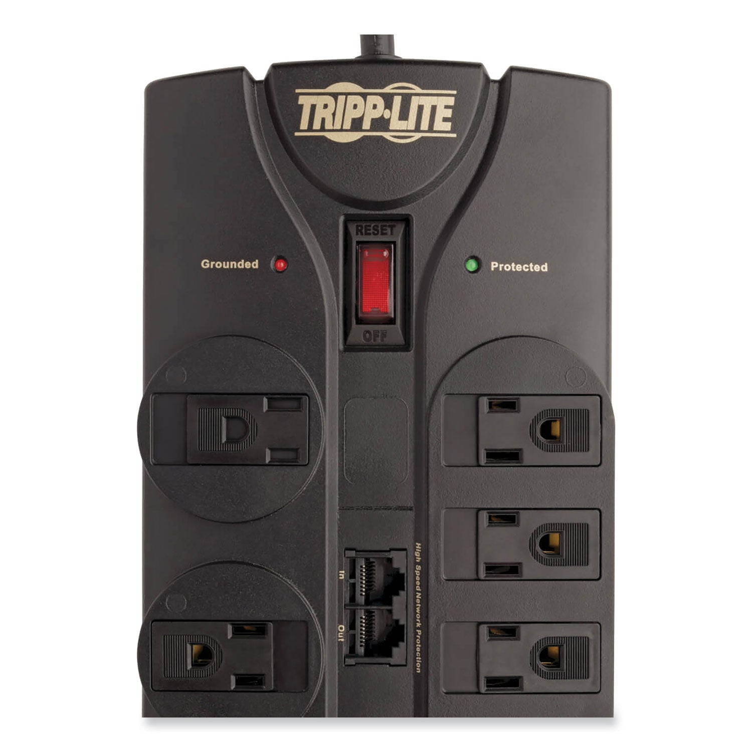 Tripp Lite by Eaton Protect It! Surge Protector, 8 AC Outlets, 10 ft Cord, 3,240 J, Black