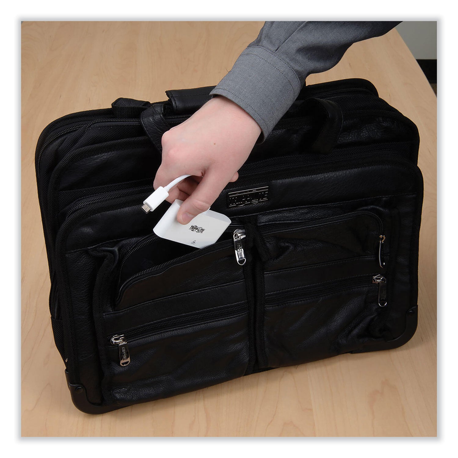 Tripp Lite by Eaton USB 3.1 Gen 1 USB-C to HDMI Adapter, USB-A/USB-C PD Charging/Gigabit Ethernet, 3", White