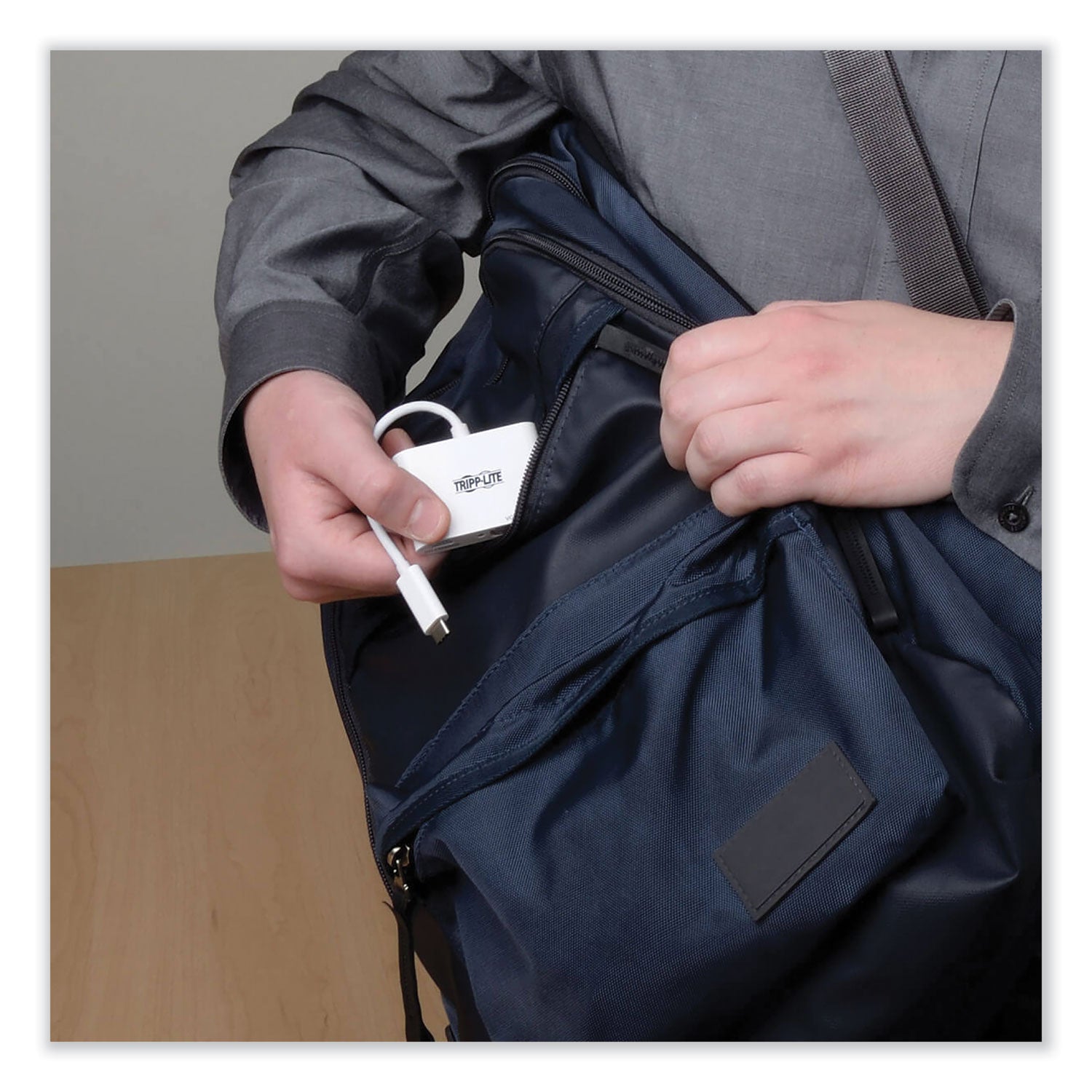 Tripp Lite by Eaton USB 3.1 Gen 1 USB-C to VGA Adapter, 3", White