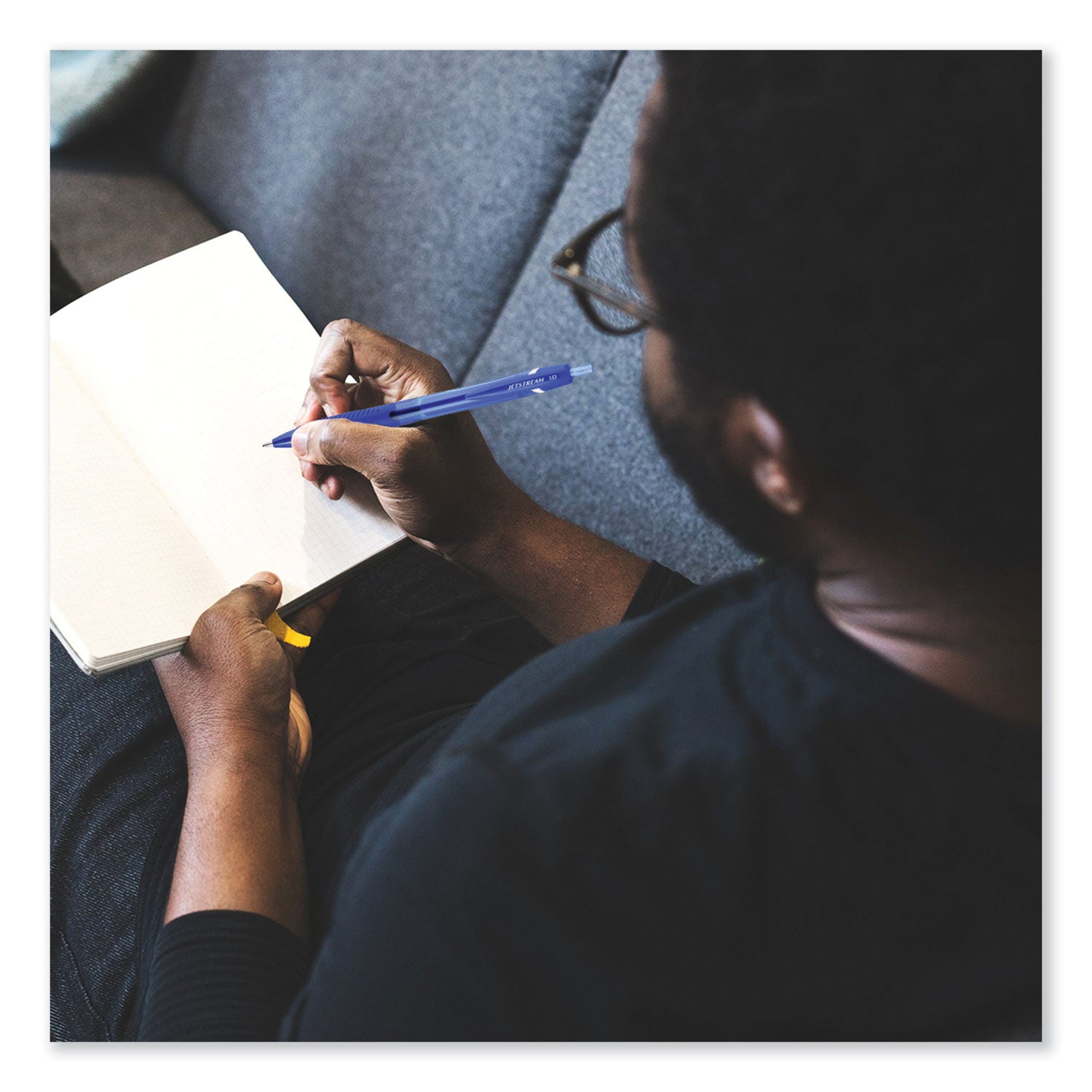 uniball® Jetstream Elements Hybrid Gel Pen, Retractable, Medium 1 mm, Assorted Ink and Barrel Colors, 12/Pack