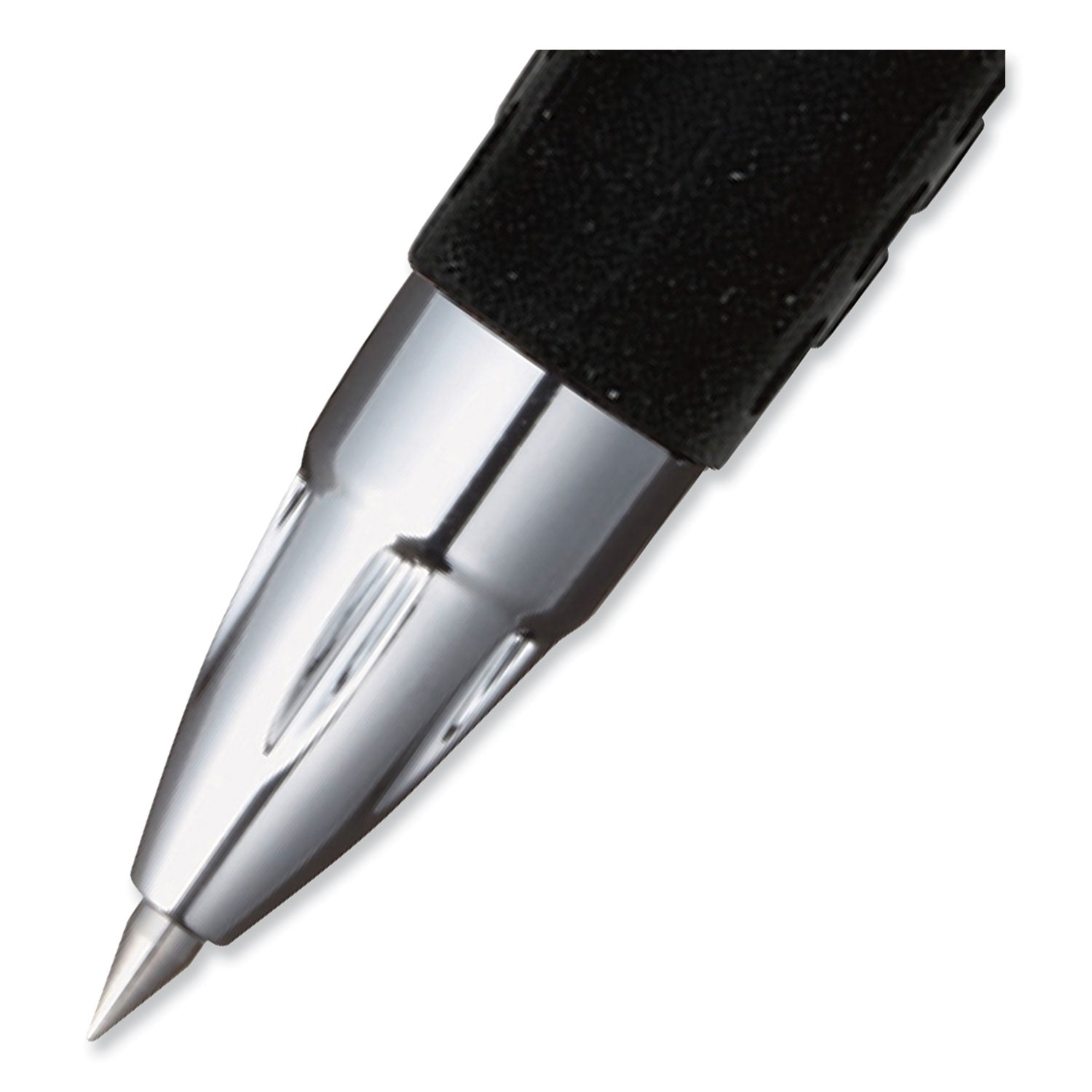 uniball® 207 Ultra Micro Gel Pen, Retractable, Ultra-Micro 0.38 mm, Blue Ink, Clear/Black Barrel