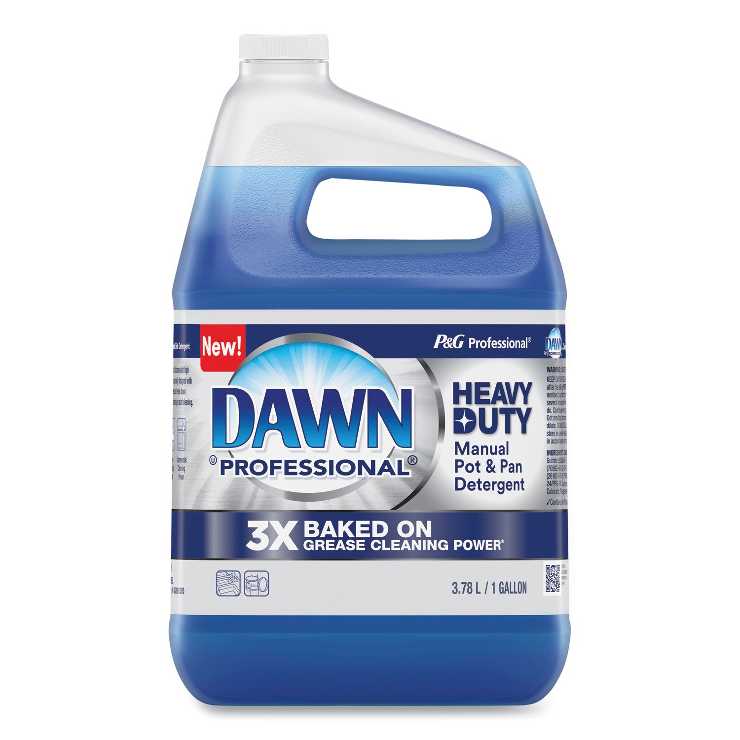 Dawn® Professional Heavy-Duty Manual Pot/Pan Dish Detergent, Original Scent, 1 gal Bottle, 4/Carton