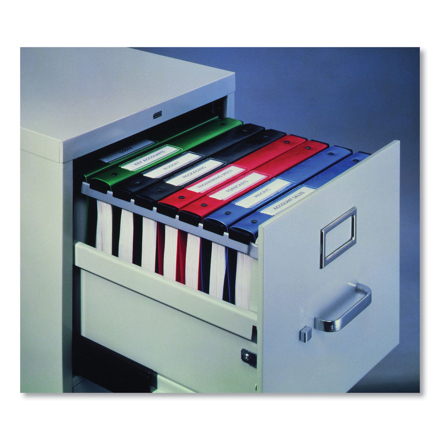 Avery® Hanging Storage Flexible Non-View Binder With Round Rings, 3 Rings, 1" Capacity, 11 X 8.5, Black