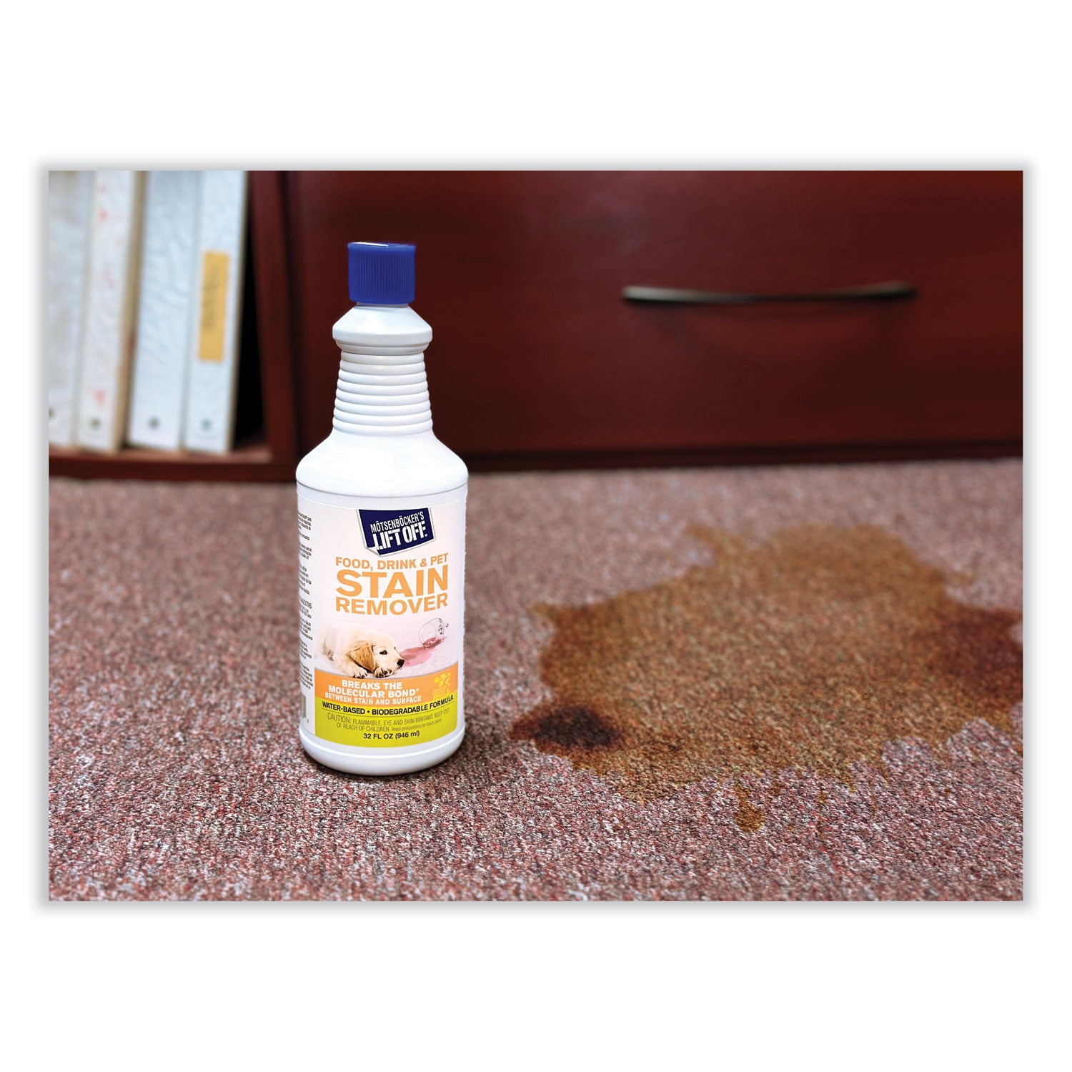 Motsenbocker's Lift-Off® Food/beverage/protein Stain Remover, 32 Oz Pour Bottle