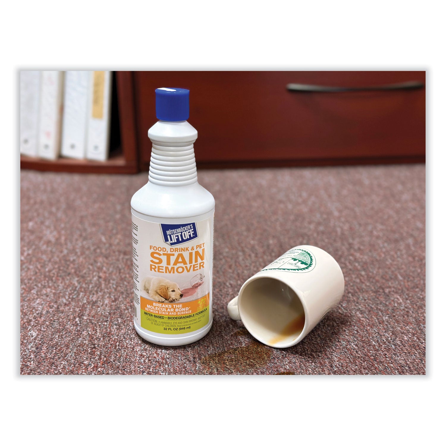 Motsenbocker's Lift-Off® Food/beverage/protein Stain Remover, 32 Oz Pour Bottle