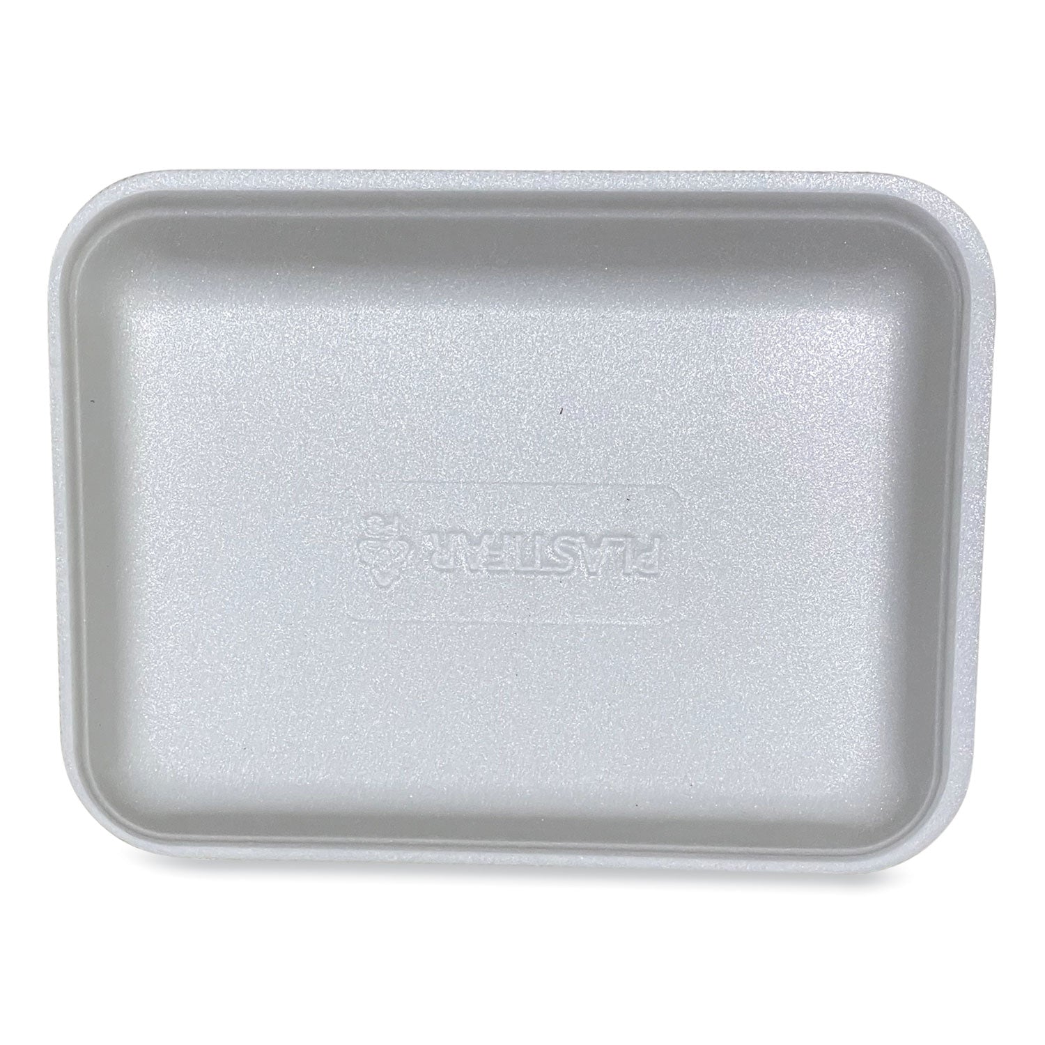 GEN Meat Trays, #3P, 8.7 x 6.6 x 1.1, White, Foam, 400/Carton