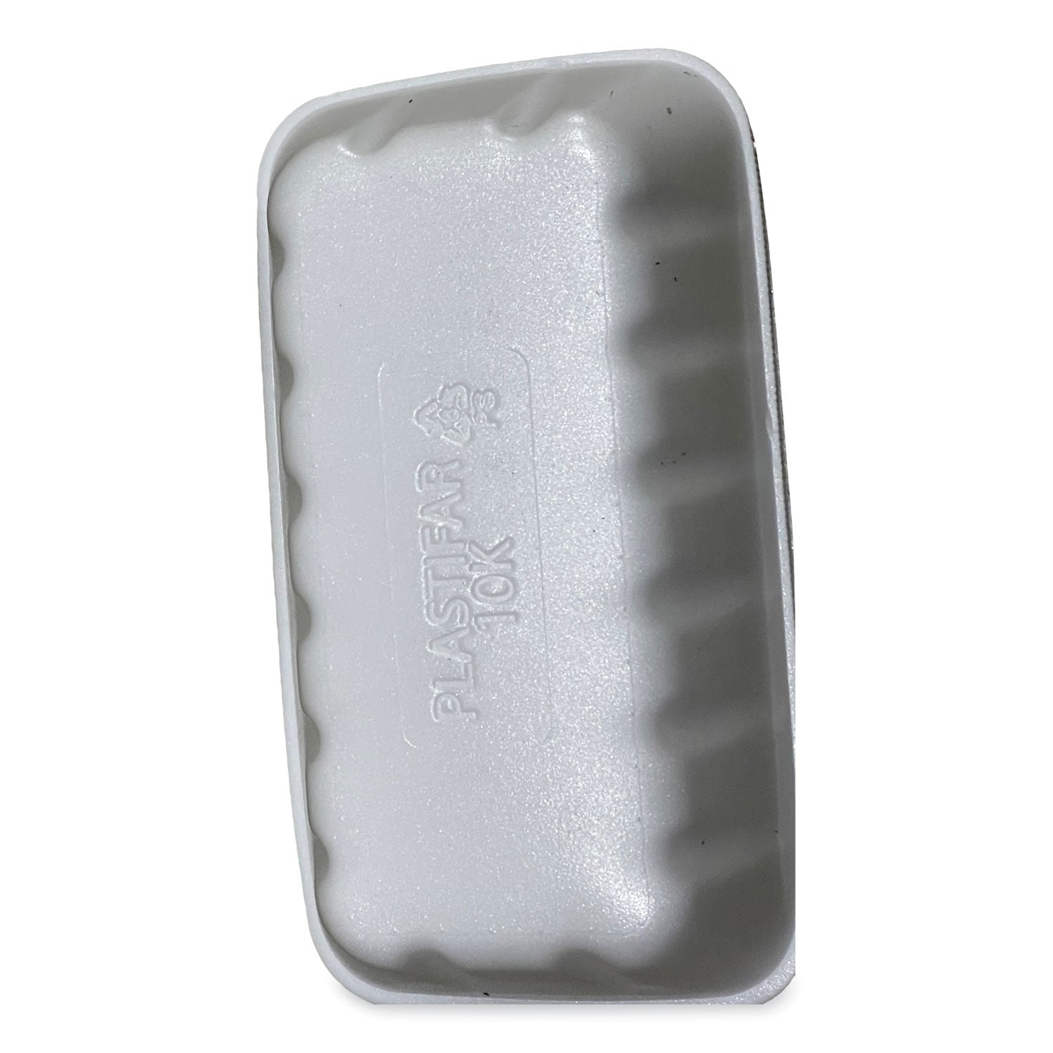 GEN Meat Trays, #10K, 10.75 x 5.95 x 1.87, White, Foam, 250/Carton