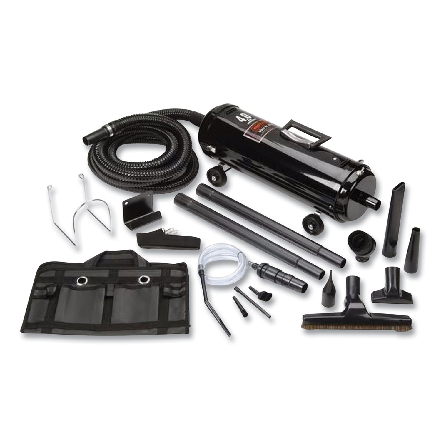 MetroVac Vac 'n Blo Portable Detailing Vacuum/Blower, 25" x 13" x 21", Black