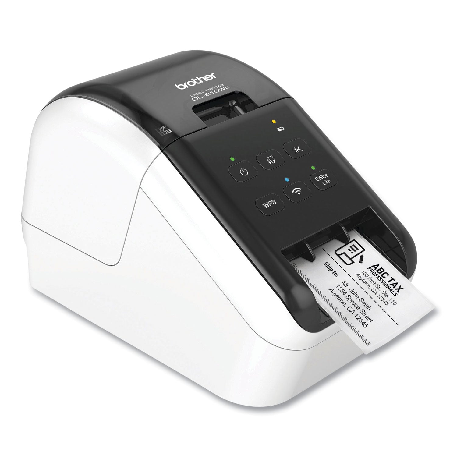 Brother Ql-810wc Ultra Fast Label Printer, 110 Labels/min Print Speed, 5 X 5.7 X 9.2