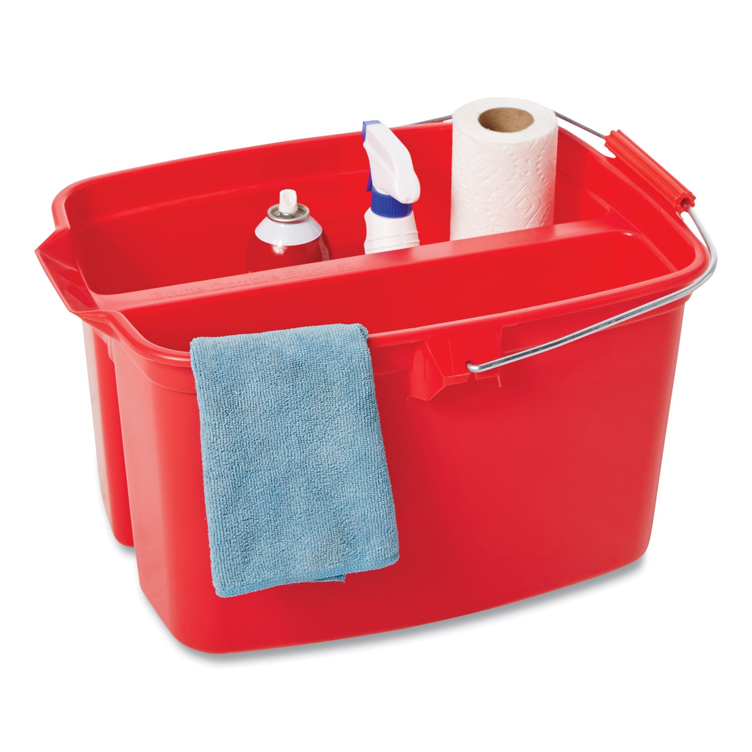 Rubbermaid® Commercial Microfiber Cleaning Cloths, 12 X 12, Blue, 24/pack