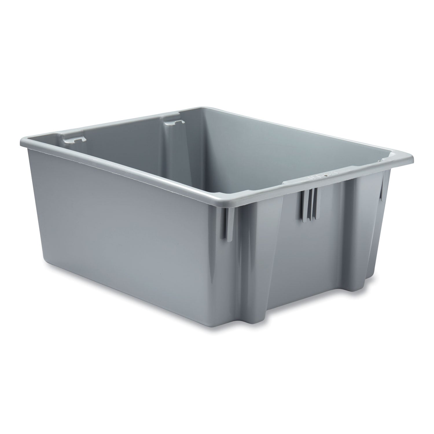 Rubbermaid® Commercial Palletote Box, 19 Gal, 23.5" X 19.5" X 10", Gray