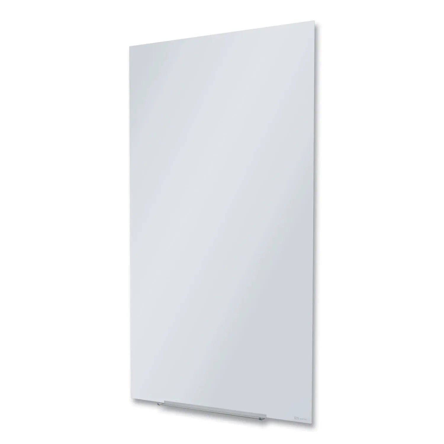InvisaMount Vertical Magnetic Glass Dry-Erase Boards, 28 x 50, White Surface Quartet® Flipcost