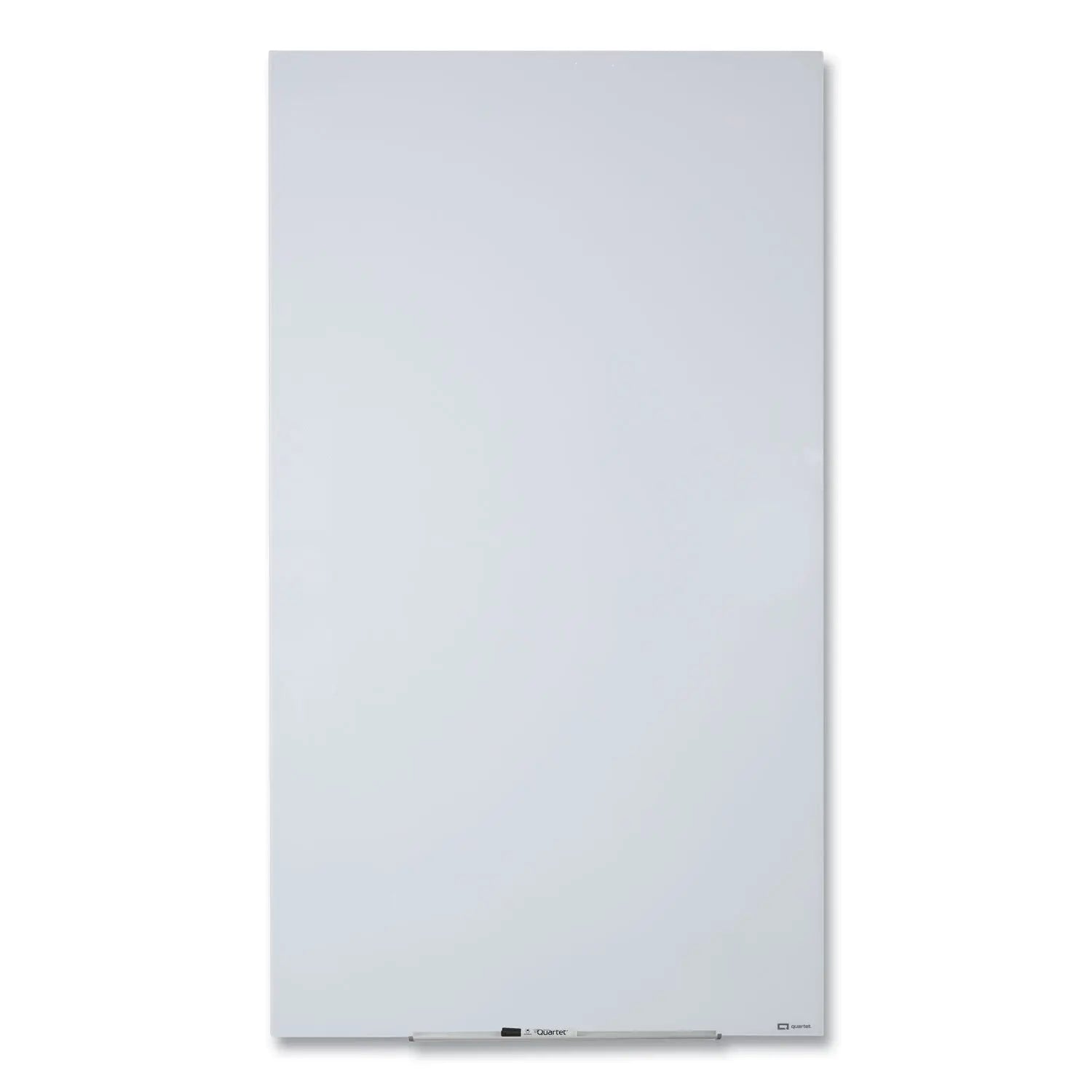 InvisaMount Vertical Magnetic Glass Dry-Erase Boards, 28 x 50, White Surface