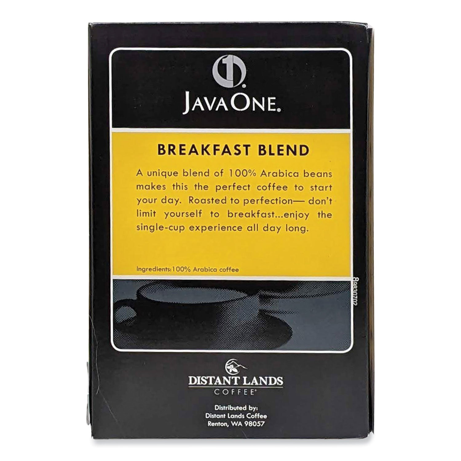 Java One® Coffee Pods, Breakfast Blend, Single Cup, 14/box