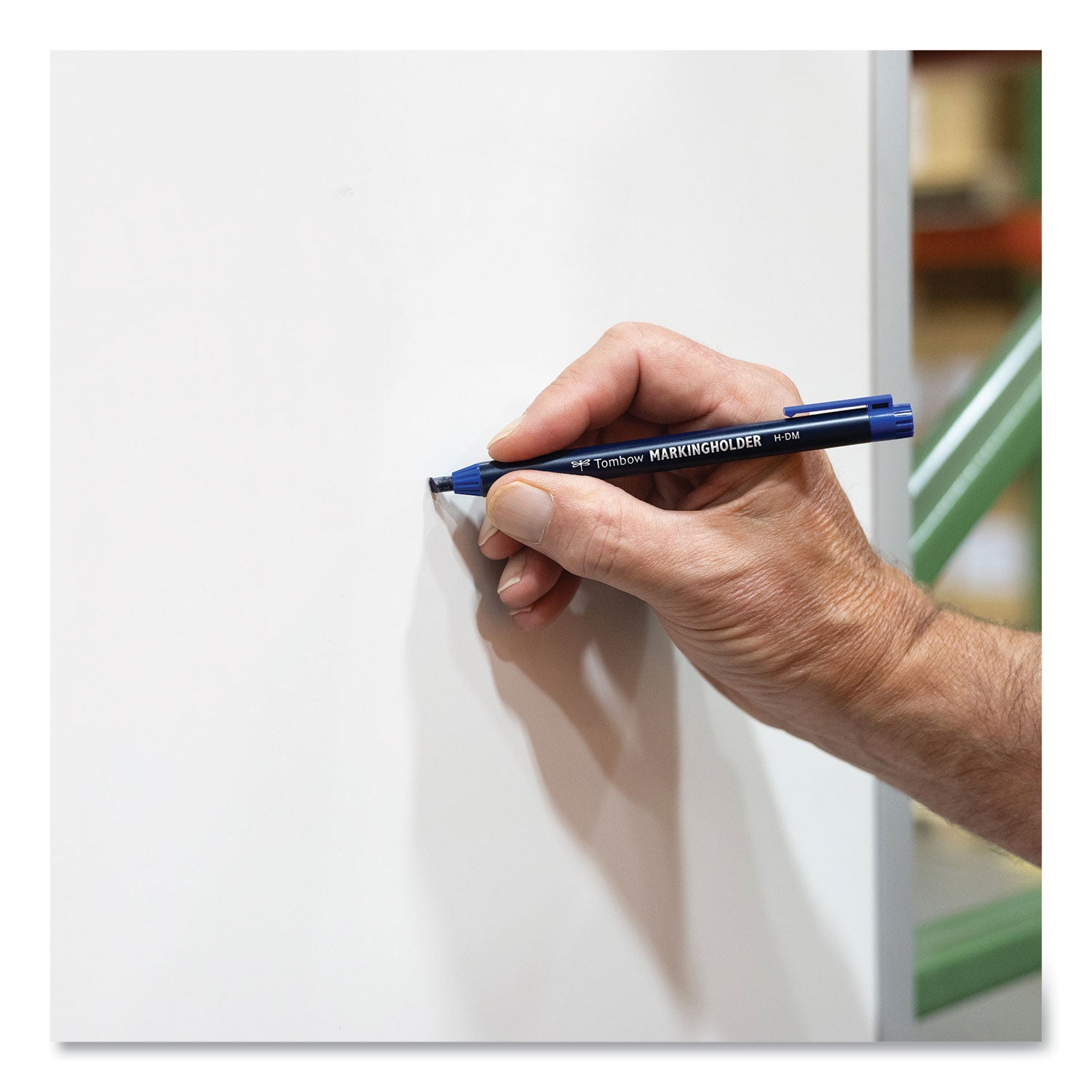 Tombow® Mechanical Wax-Based Marking Pencil Refills, 4.4 mm, Blue, 10/Box