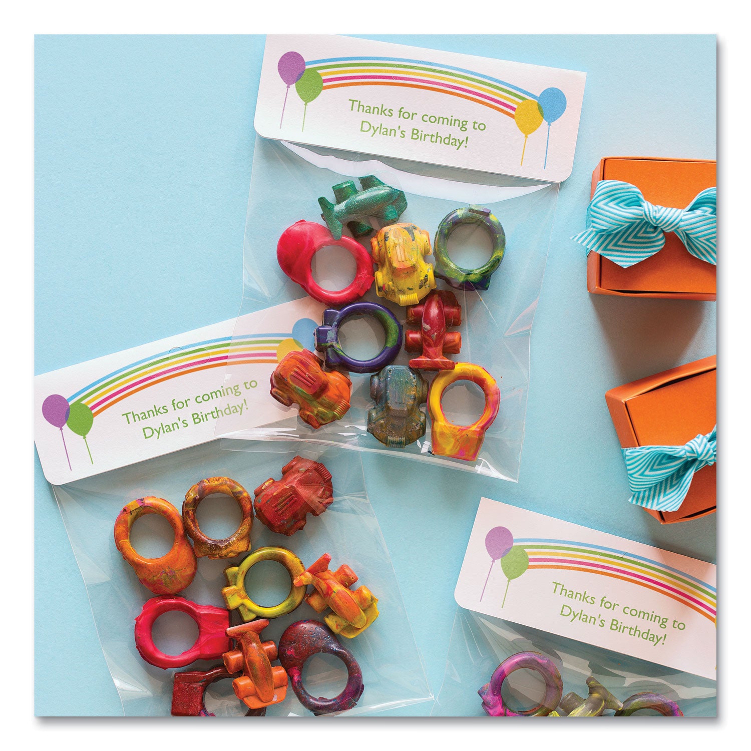 Avery® Sure Feed Printable Toppers with Bags, 1.75 x 5, White, 40/Pack