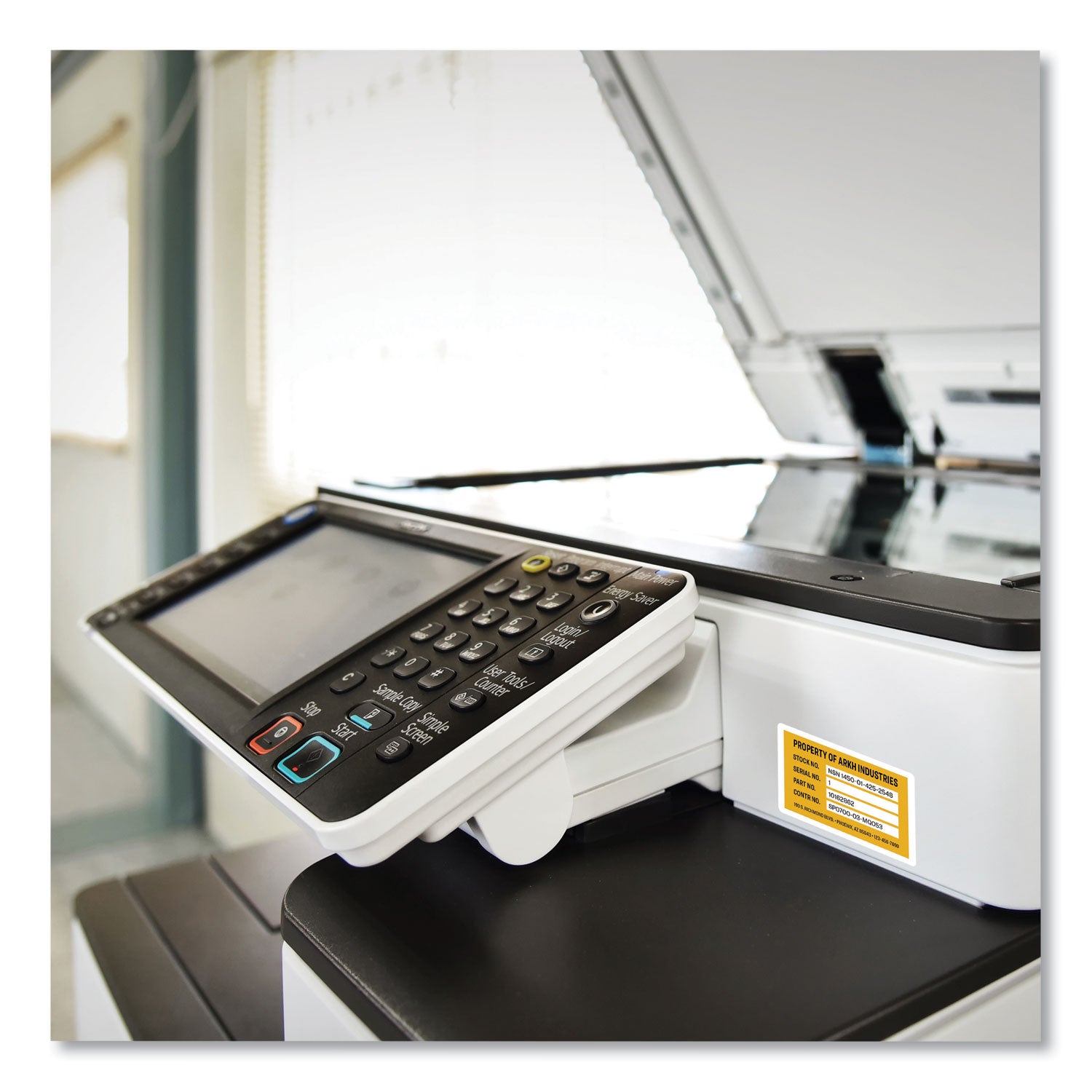 Avery® Permatrack Tamper-Evident Asset Tag Labels, Laser Printers, 2 X 3.75, White, 8/sheet, 8 Sheets/pack