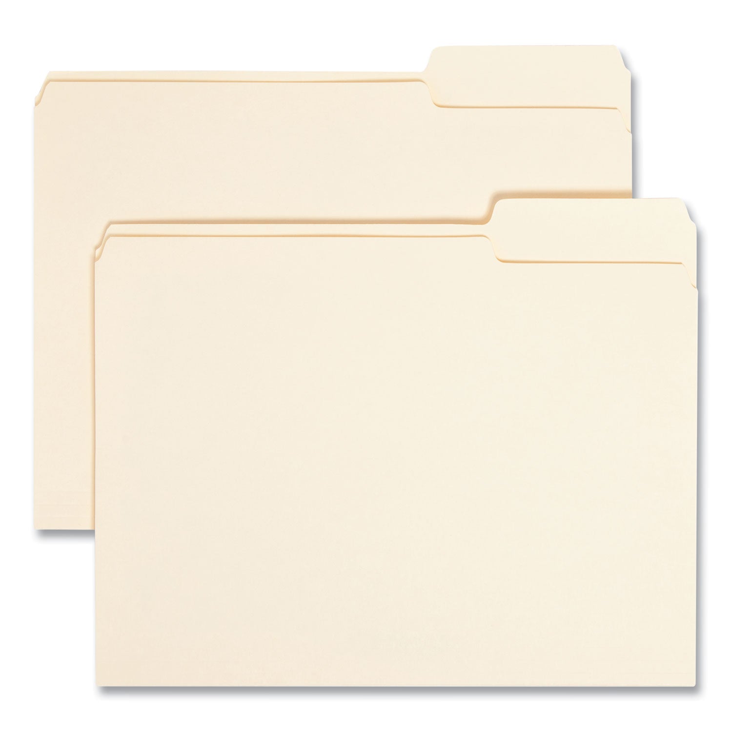 Manila File Folders, 1/3-Cut Tabs: Right Position, Letter Size, 0.75" Expansion, Manila, 100/Box