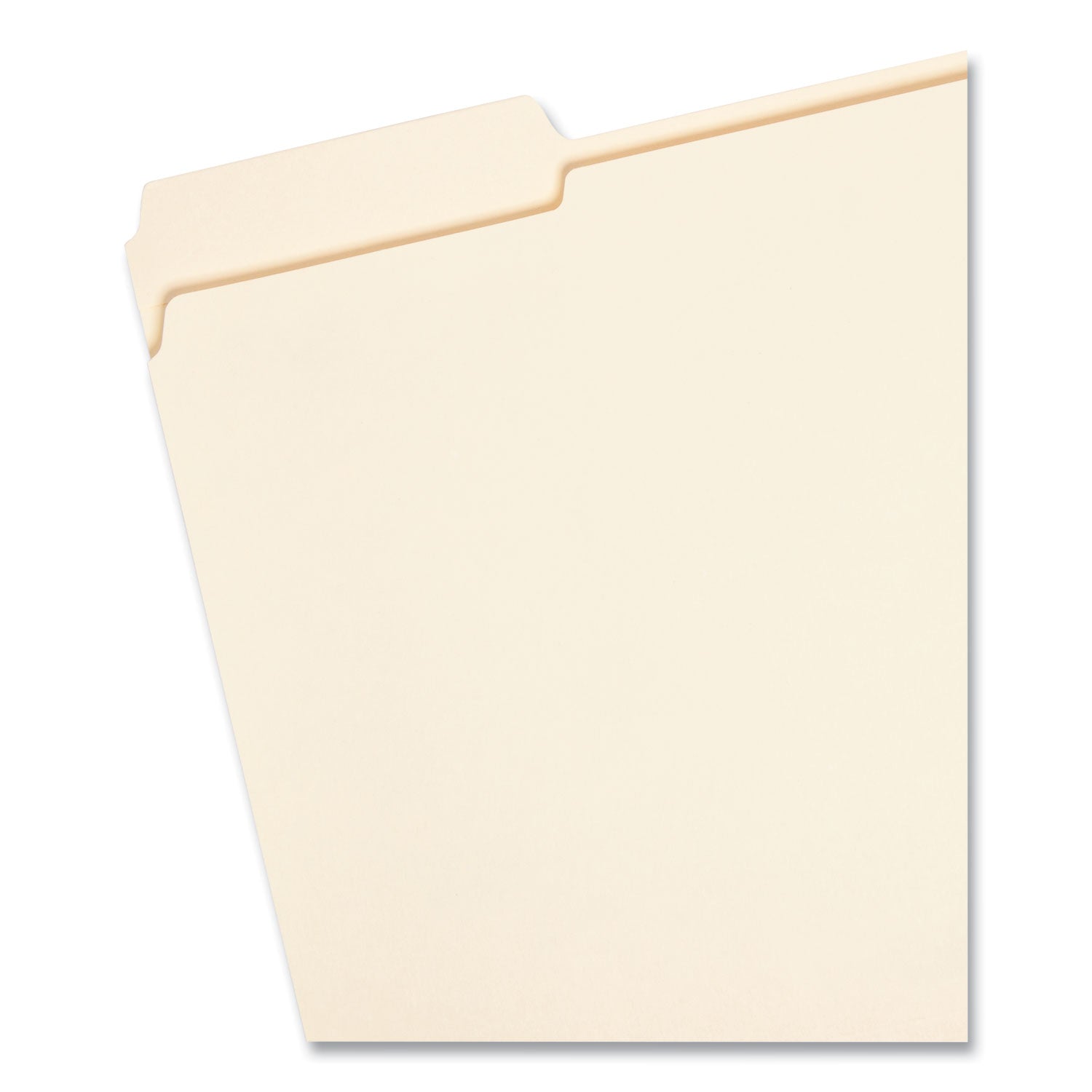 Smead Reinforced Tab Manila File Folders, 1/3-Cut Tabs: Assorted, Letter Size, 0.75" Expansion, 11-pt Manila, 100/Box
