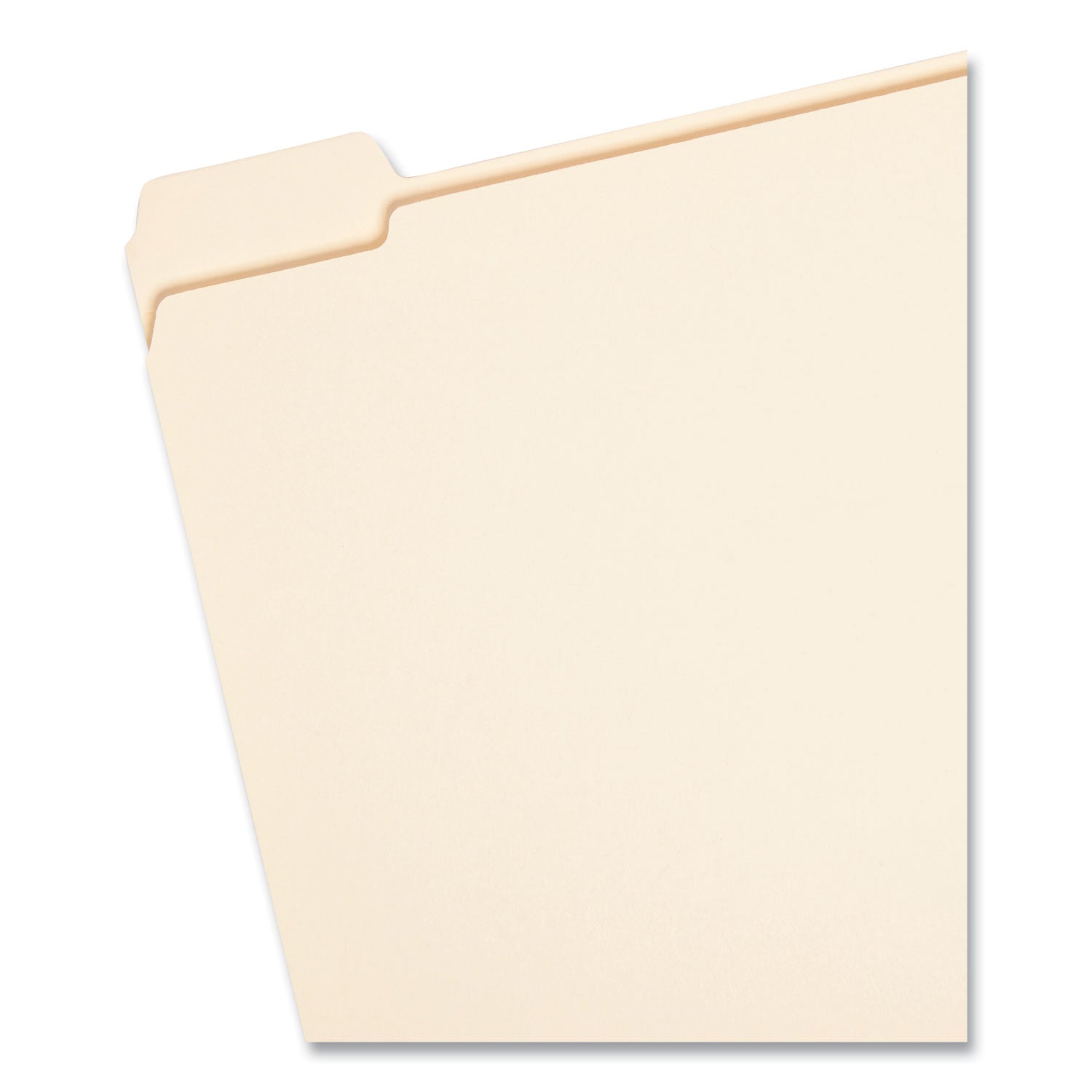 Smead Reinforced Tab Manila File Folders, 1/5-Cut Tabs: Assorted, Letter Size, 0.75" Expansion, 11-pt Manila, 100/Box