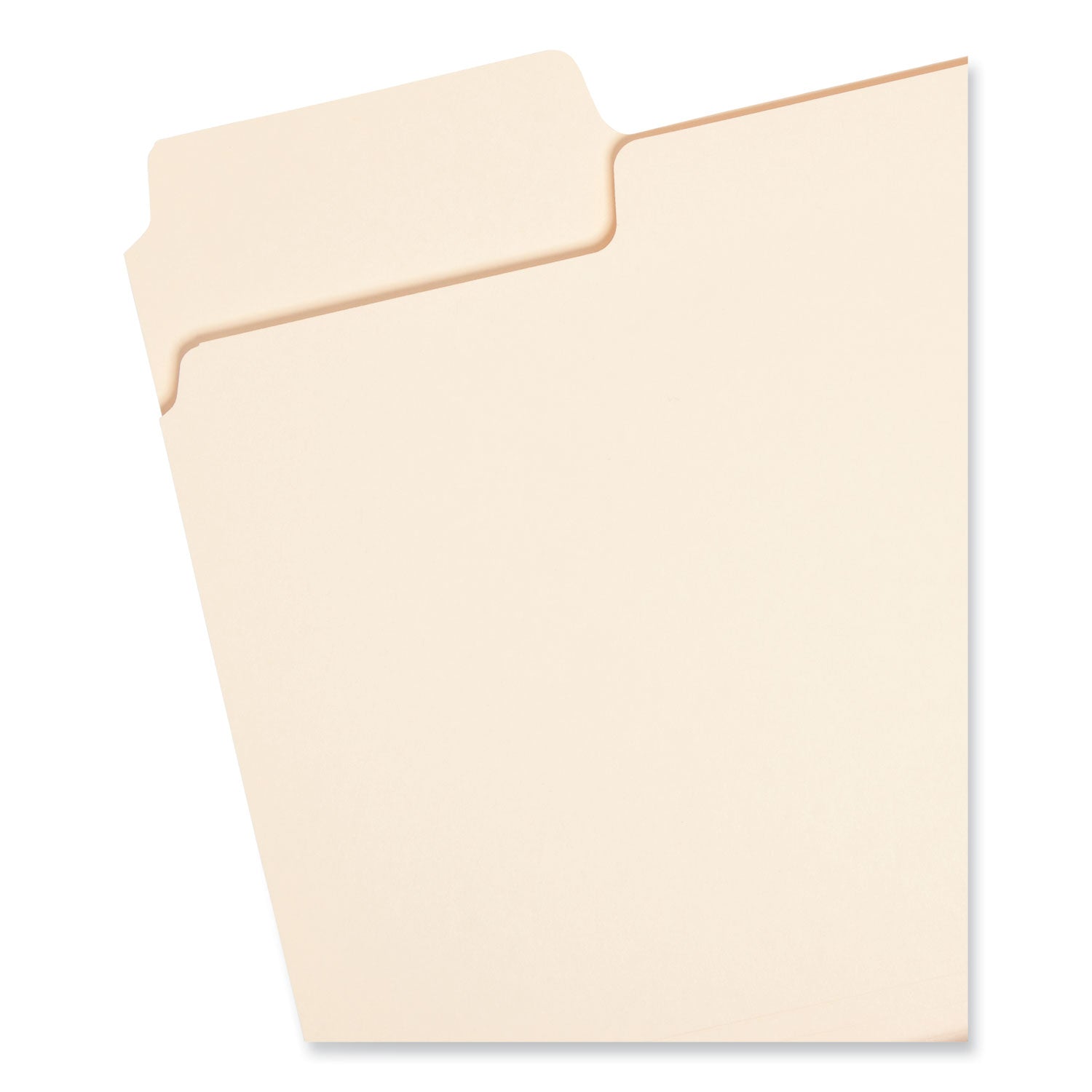 Smead SuperTab Top Tab File Folders, 1/3-Cut Tabs: Assorted, Letter Size, 0.75" Expansion, 14-pt Manila, 50/Box