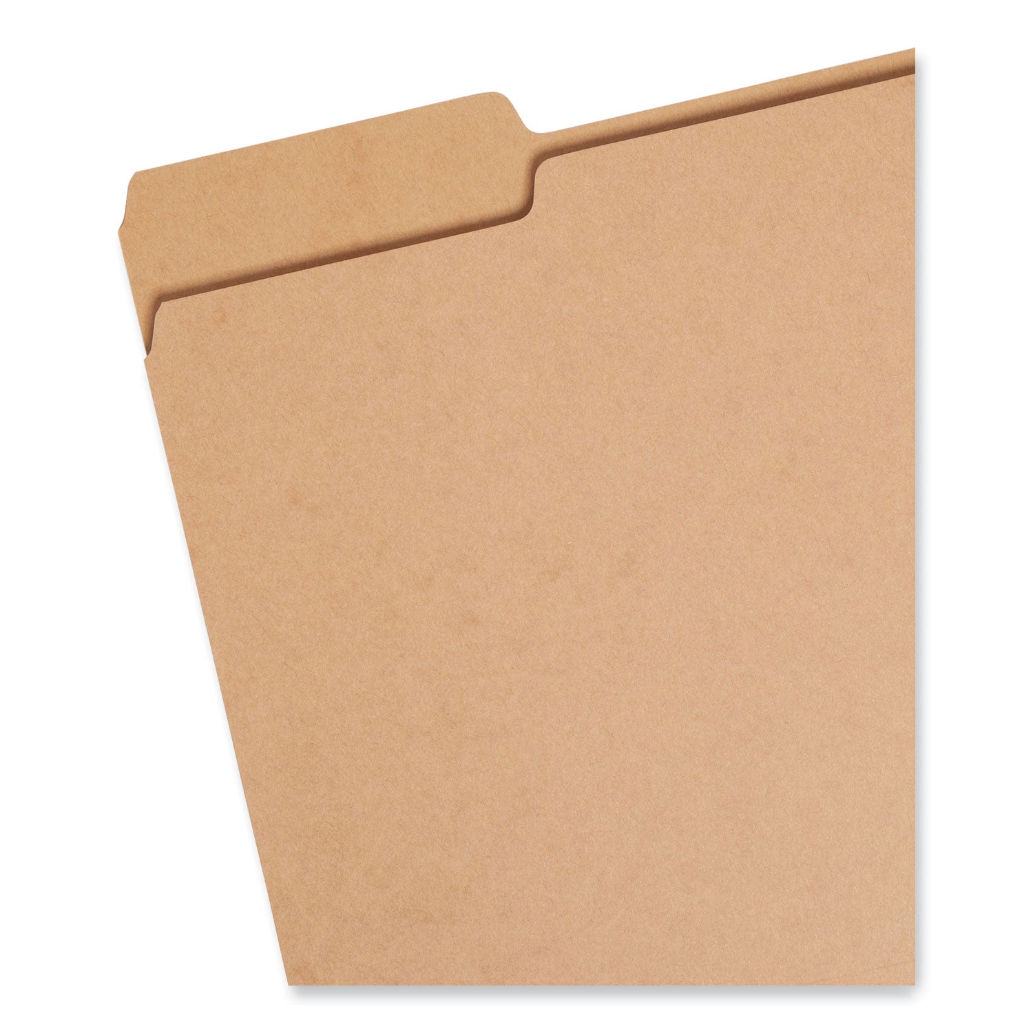 Smead Heavyweight Kraft File Folder, 1/3-Cut Tabs: Assorted, Letter Size, 0.75" Expansion, 17-pt Kraft, Brown, 50/Box