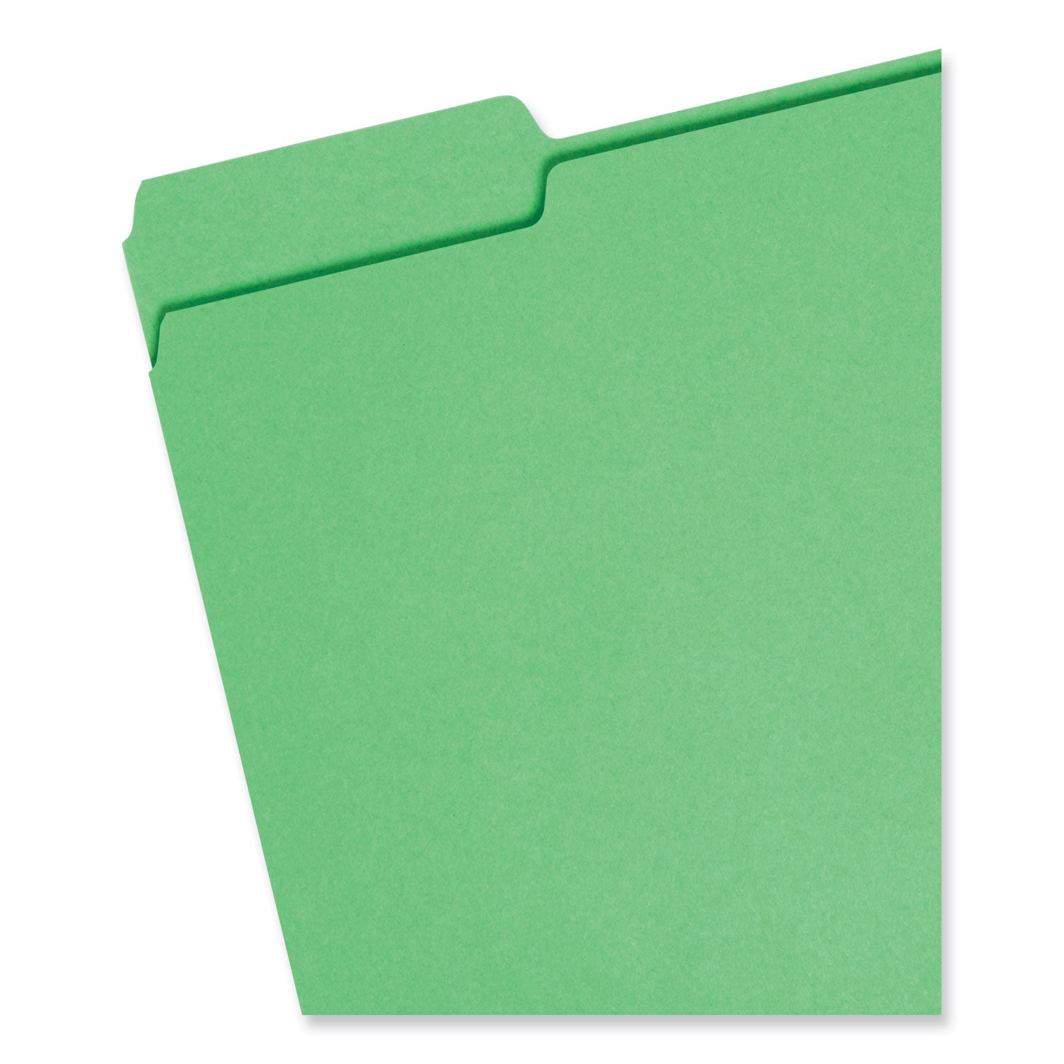 Smead Colored File Folders, 1/3-Cut Tabs: Assorted, Letter Size, 0.75" Expansion, Assorted: Blue/Green/Orange/Red/Yellow, 100/Box