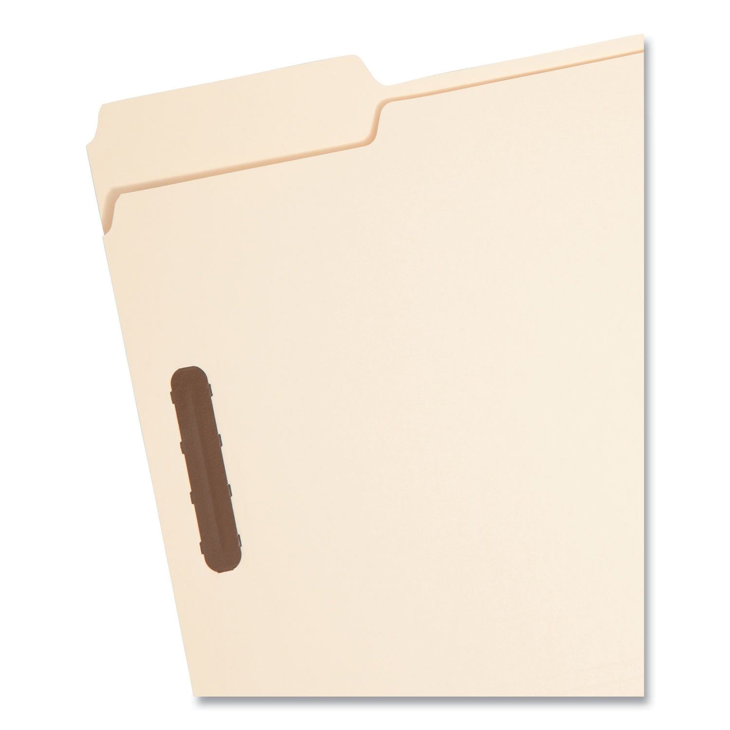 Smead Top Tab Heavyweight Manila Fastener Folders, 0.75" Expansion, 2 Fasteners, Letter Size, Manila Exterior, 50/Box