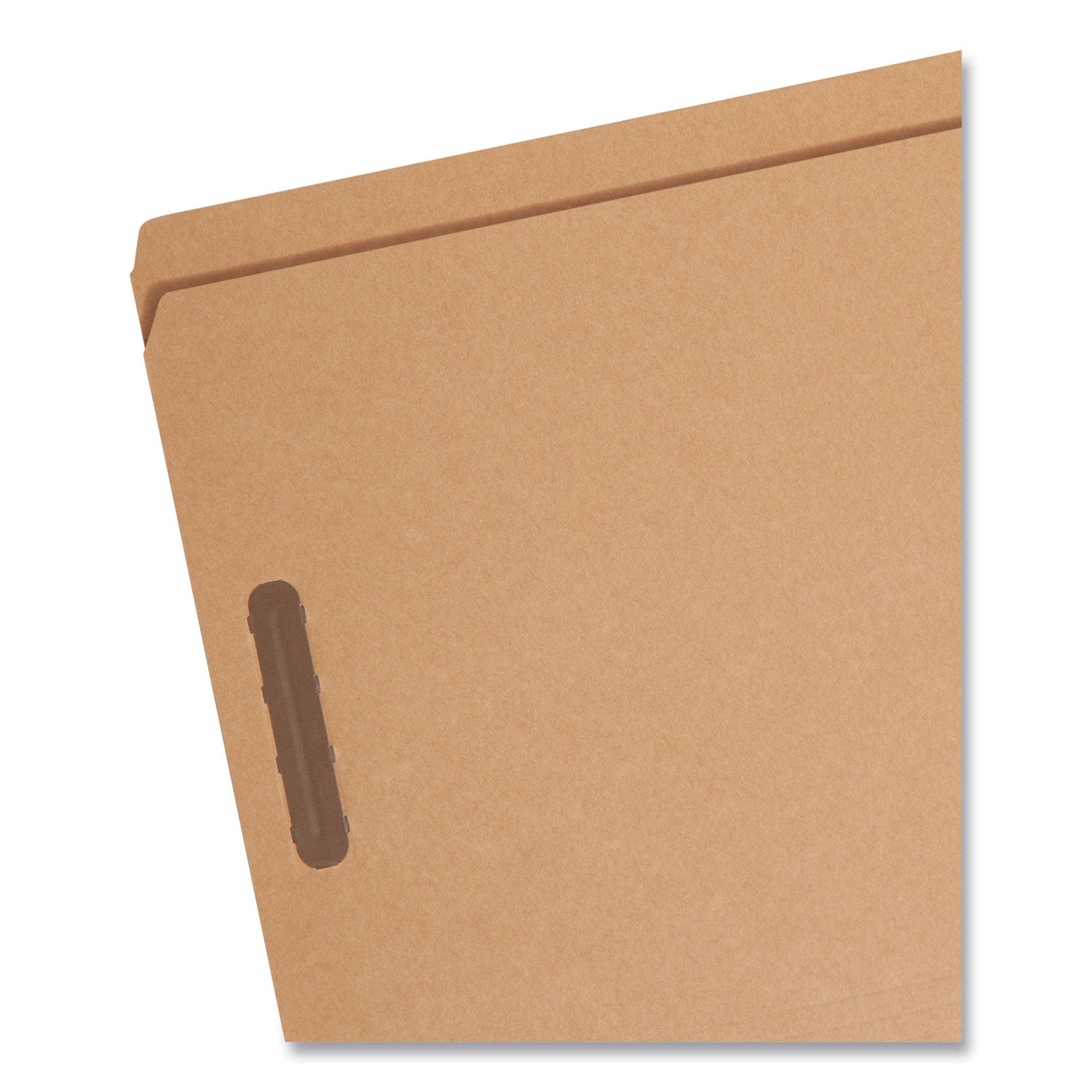 Smead Kraft Fastener Folders, 0.75" Expansion, 2 Fasteners, Letter Size, Kraft Exterior, 50/Box