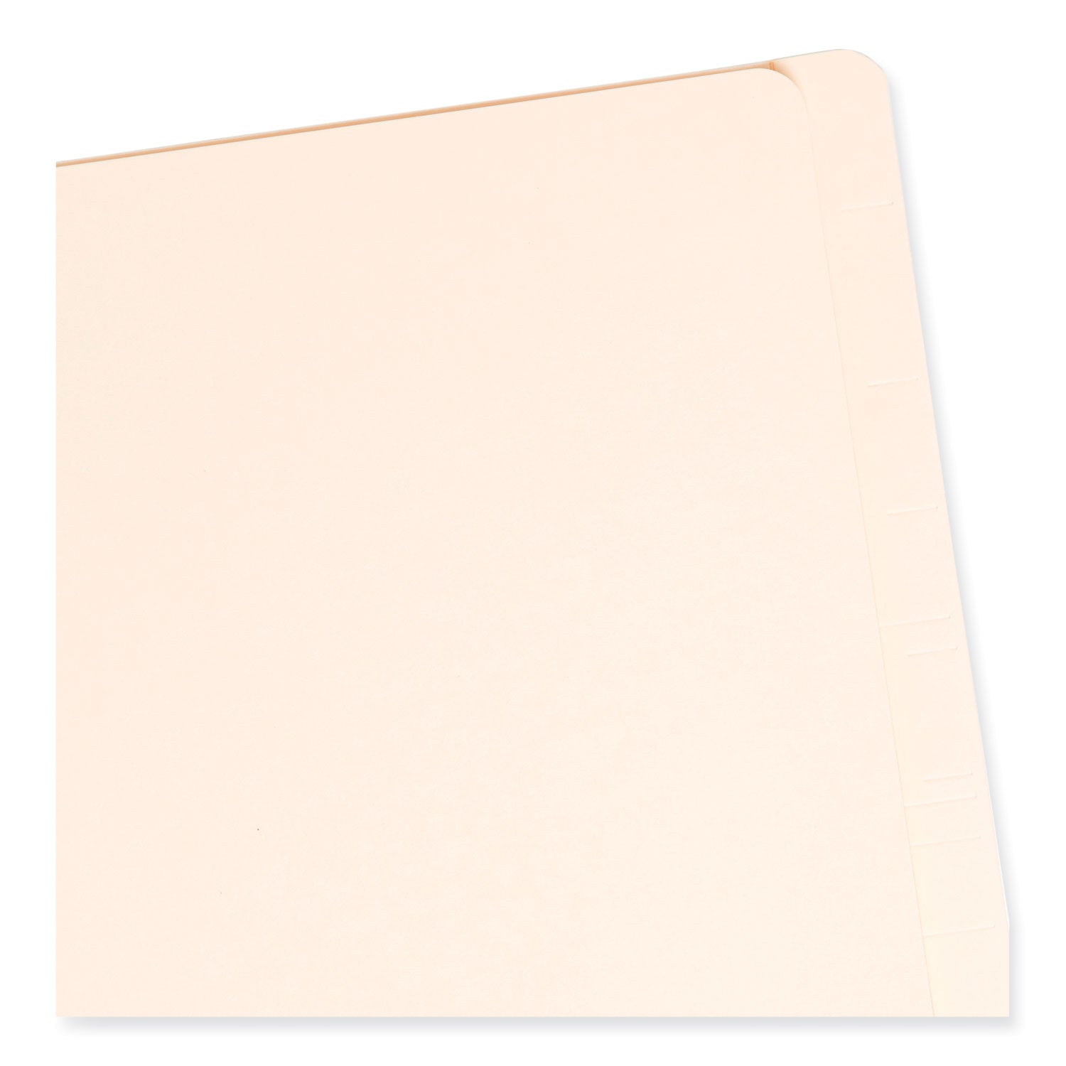 Smead Manila End Tab Classification Folders, 2" Expansion, 1 Divider, 4 Fasteners, Letter Size, Manila Exterior, 10/Box