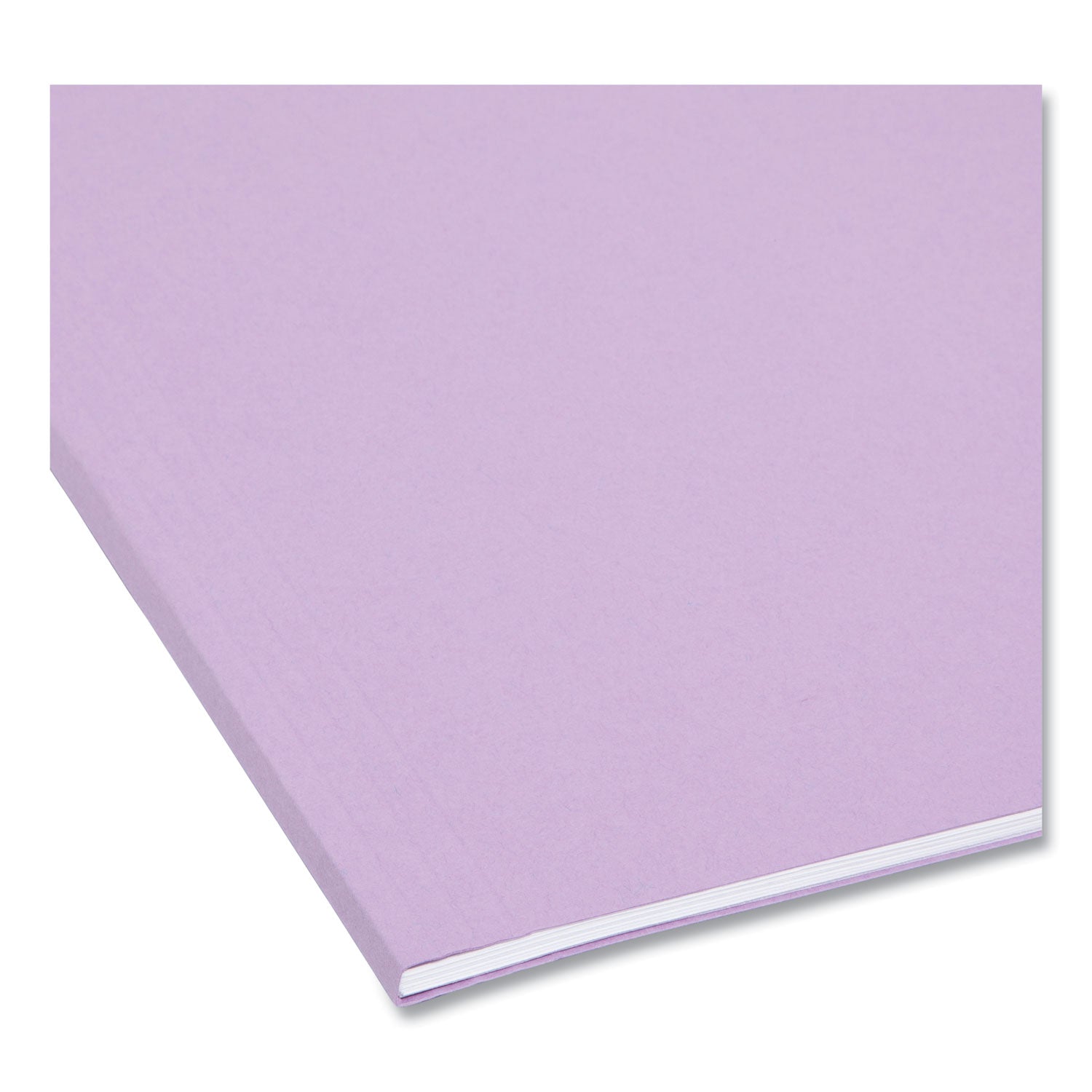 Smead Colored Hanging File Folders with 1/5 Cut Tabs, Letter Size, 1/5-Cut Tabs, Lavender, 25/Box