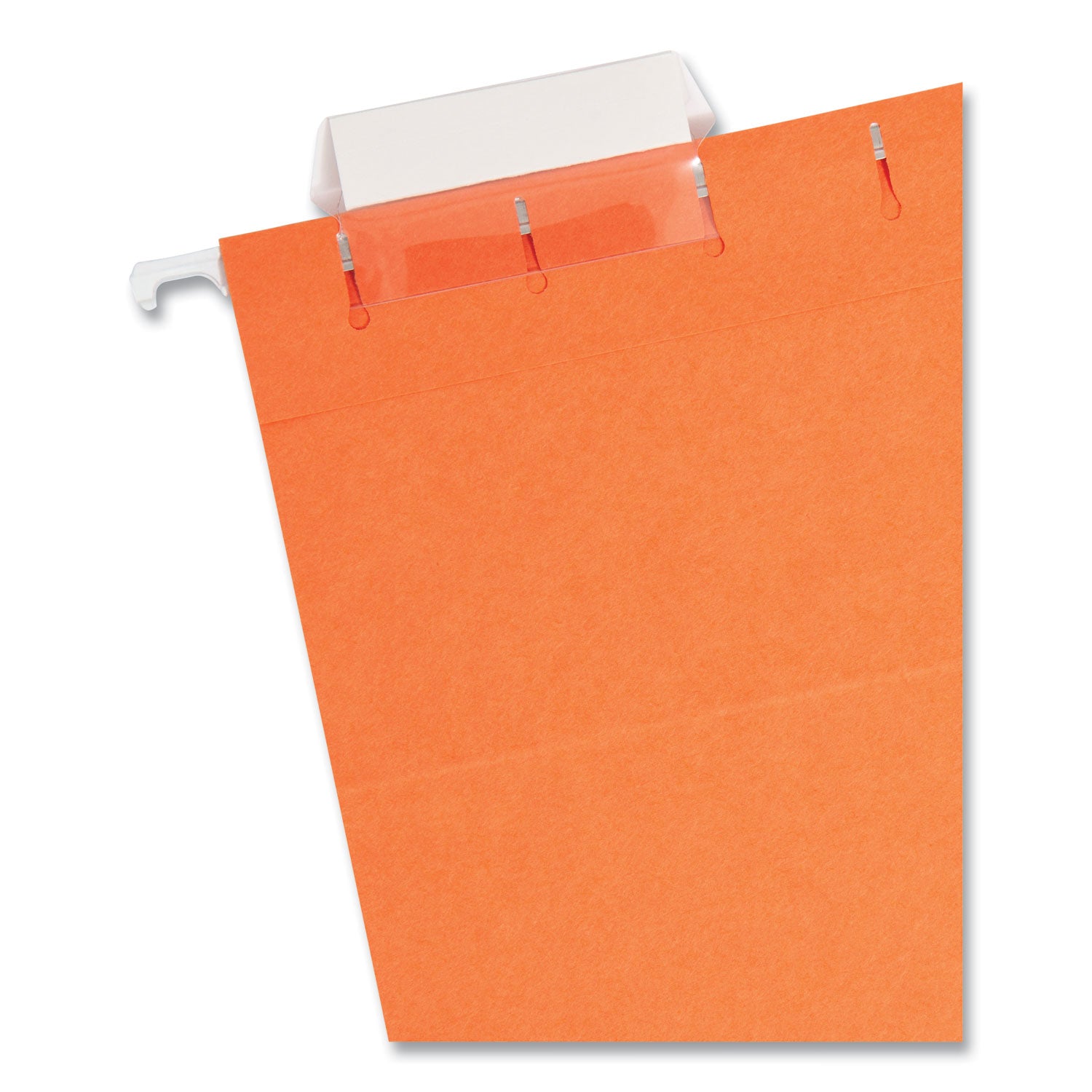 Smead Colored Hanging File Folders with 1/5 Cut Tabs, Letter Size, 1/5-Cut Tabs, Orange, 25/Box