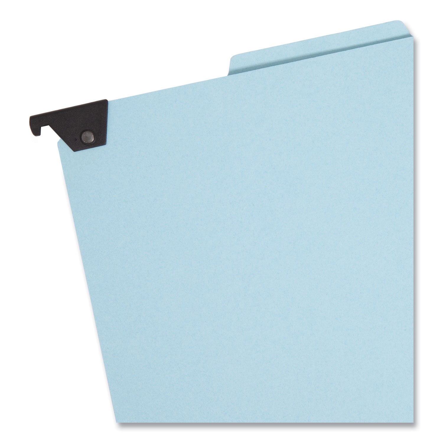 Smead FasTab Hanging Pressboard Classification Folders, 2 Dividers, Legal Size, Blue