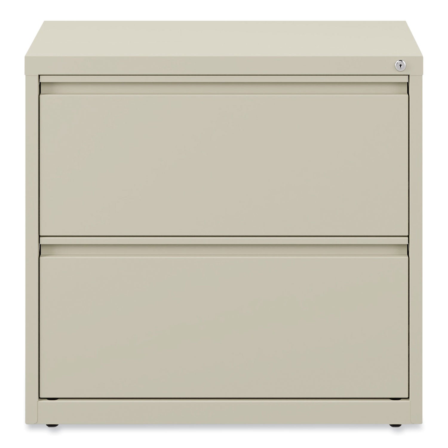 Lateral File, 2 Legal/Letter-Size File Drawers, Putty, 30" x 18.63" x 28"