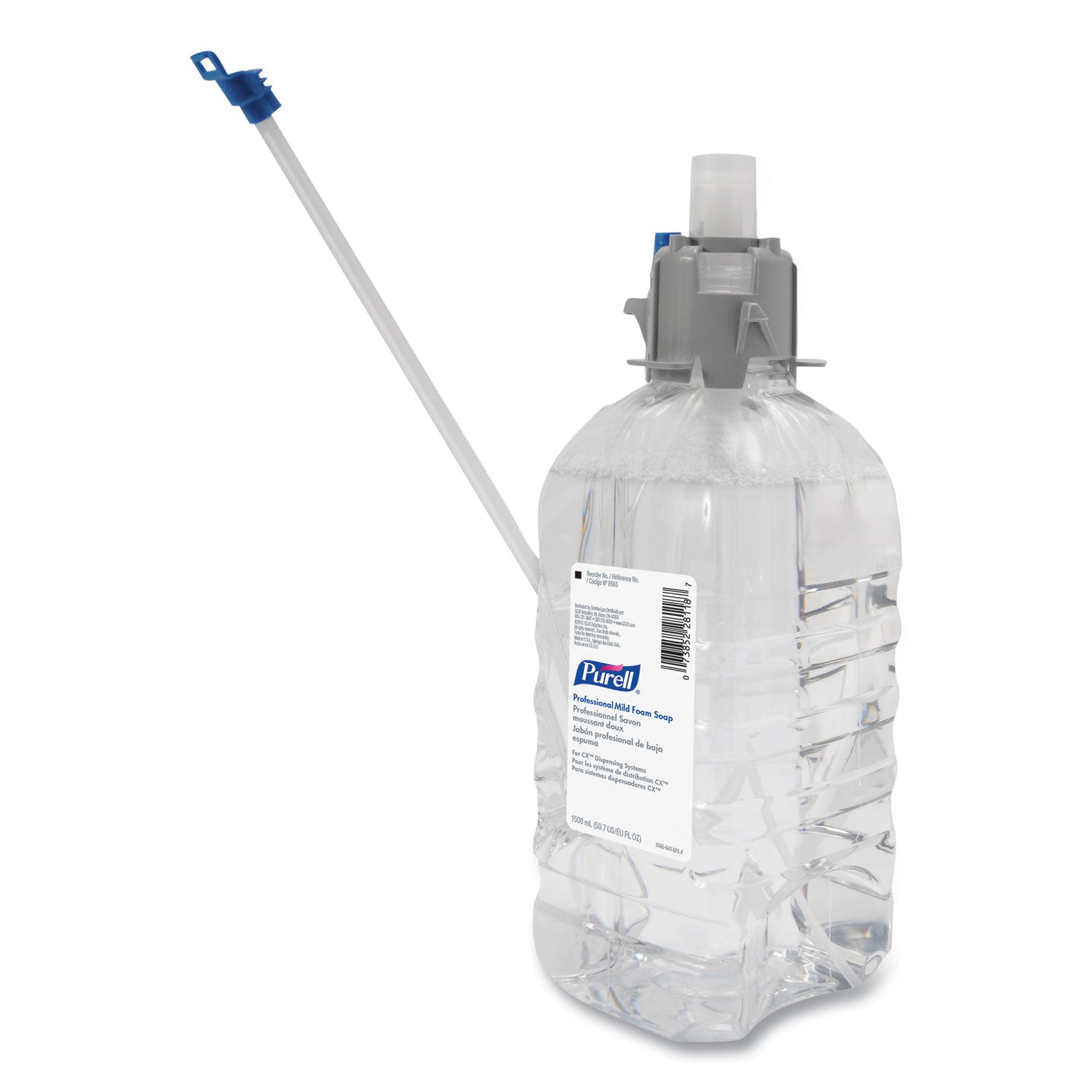 PURELL® Professional Mild Foam Soap Refill, For CX, CXi, CXT Dispensers, Fragrance-Free, 1,500 mL, 4/Carton