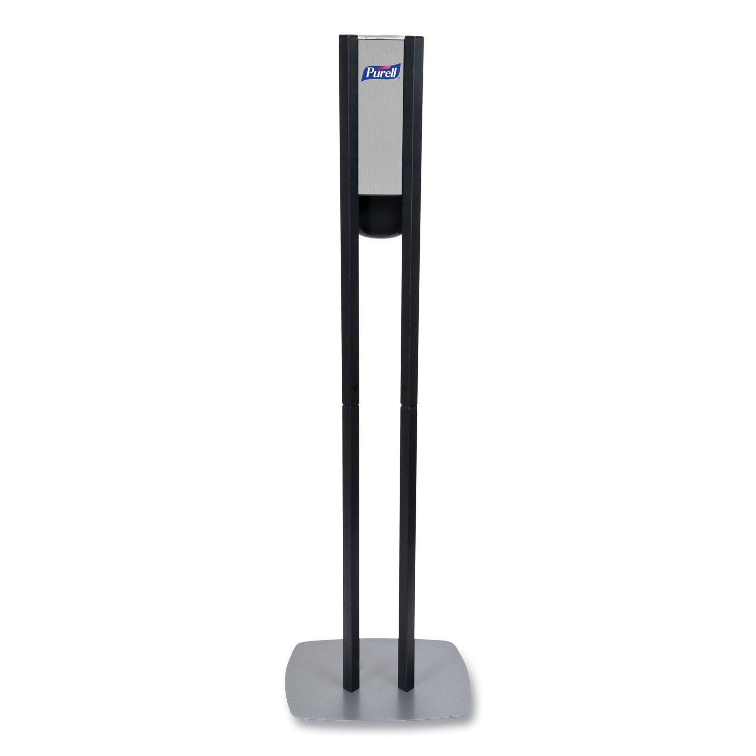 PURELL® Es8 Hand Sanitizer Floor Stand With Dispenser, 1,200 Ml, 13.5 X 5 X 28.5, Graphite/silver