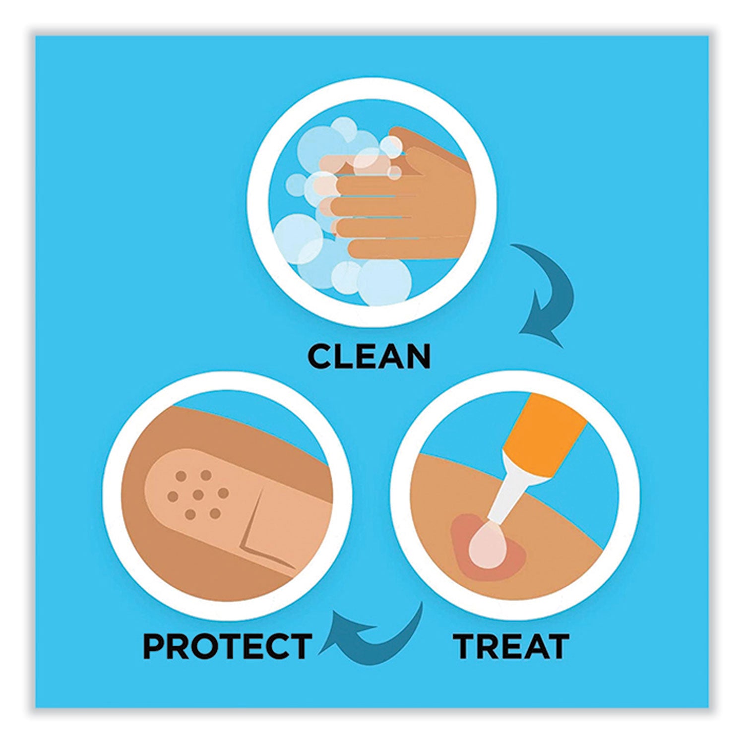 BAND-AID® Water Block Waterproof Medical Tape, Dry Rubber, 1 x 10 yds, White