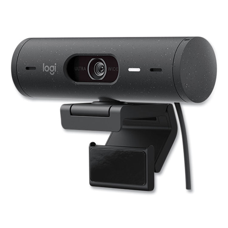 Logitech® Brio 500 HD 1080P Webcam, 1920 pixels x 1080 pixels, 4 Mpixels, Graphite