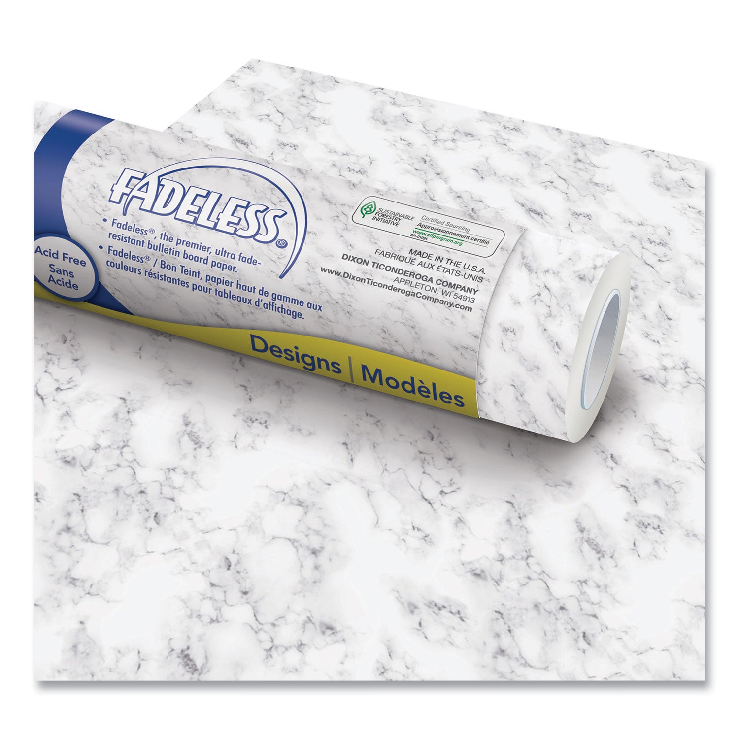 Pacon® Fadeless Paper Roll, 50 lb Bond Weight, 48 x 50 ft, Marble