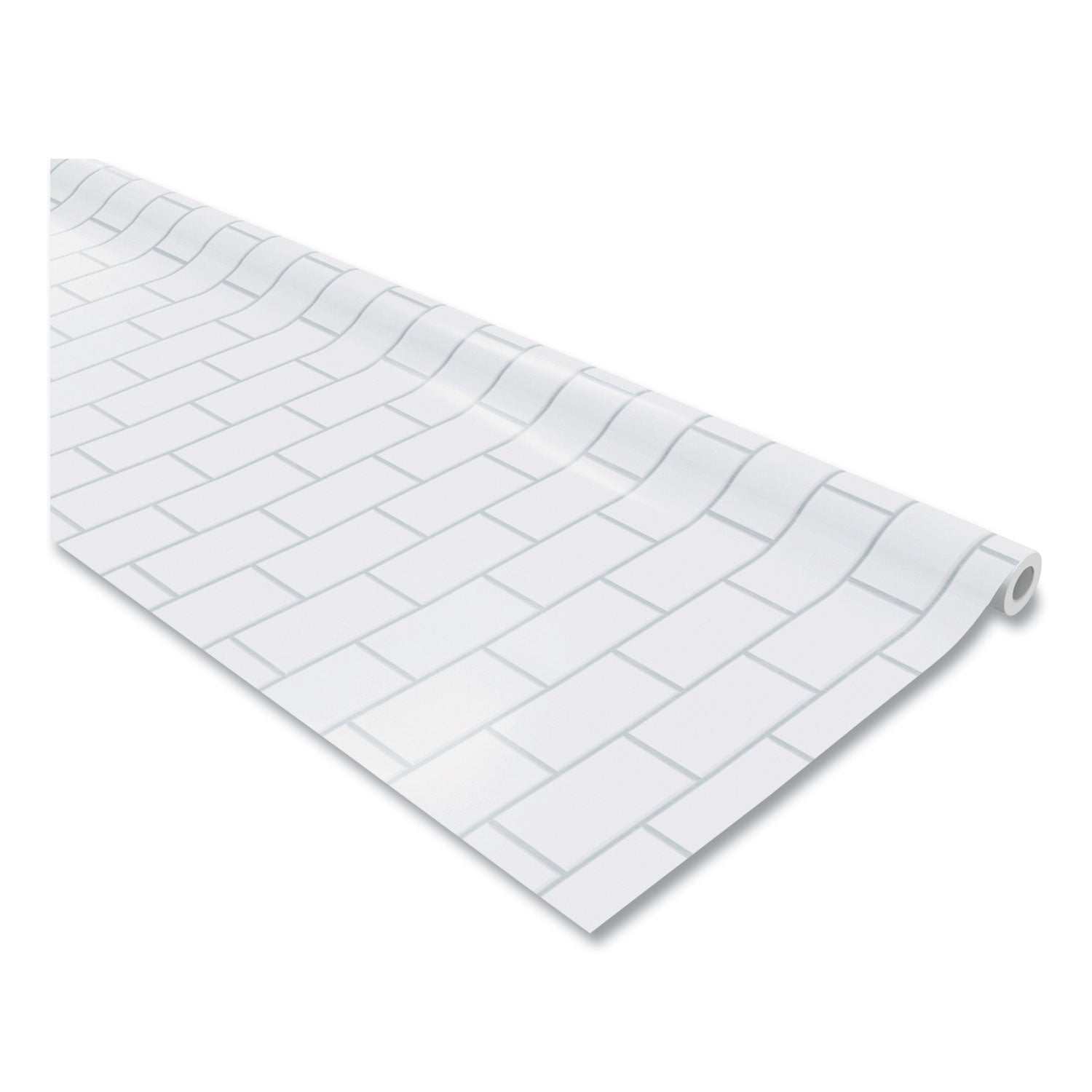 Pacon® Fadeless Paper Roll, 50 lb Bond Weight, 48 x 50 ft, White Subway Tile