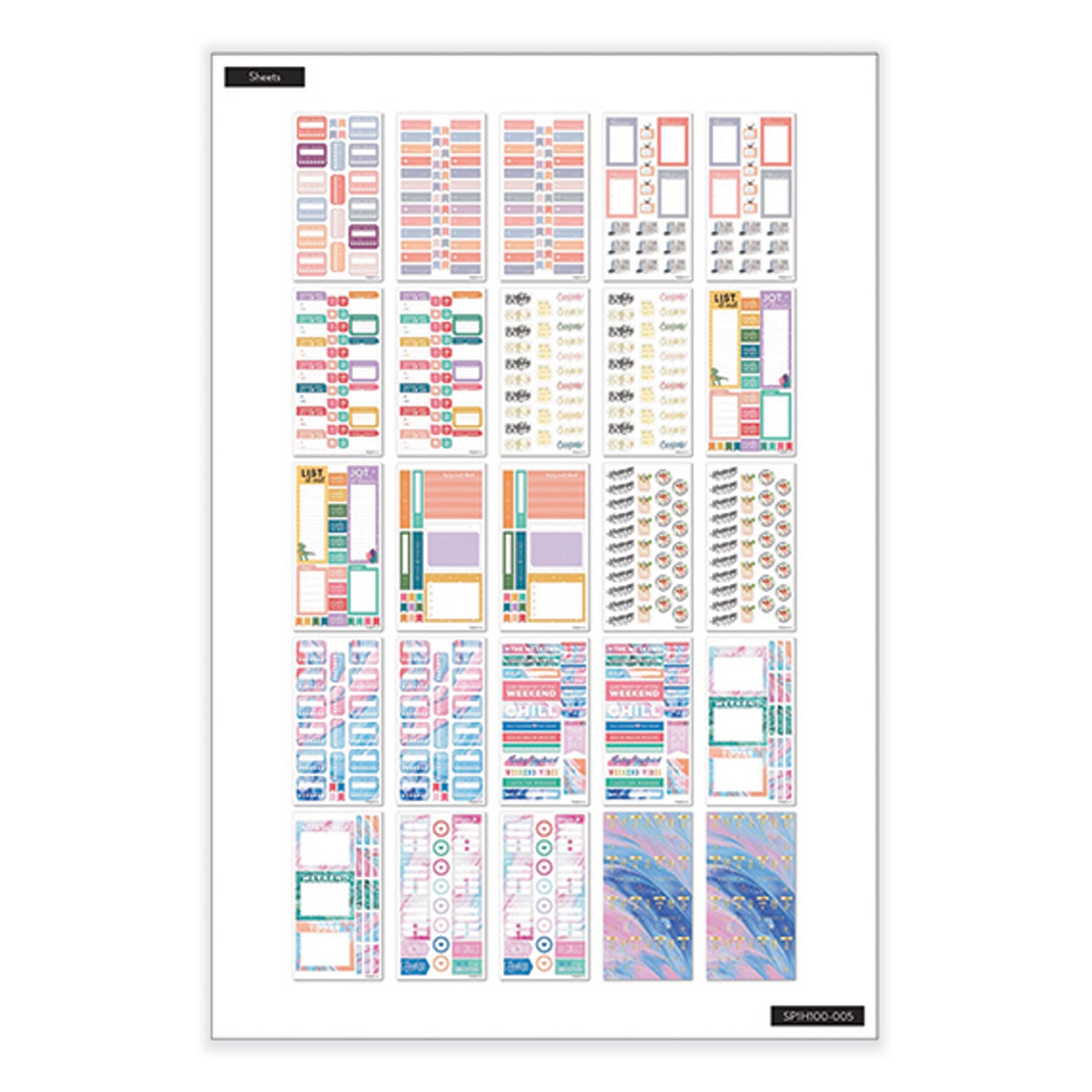 The Happy Planner® All the Essentials Mega Value Pack Stickers, Productivity Theme, 2,172 Stickers