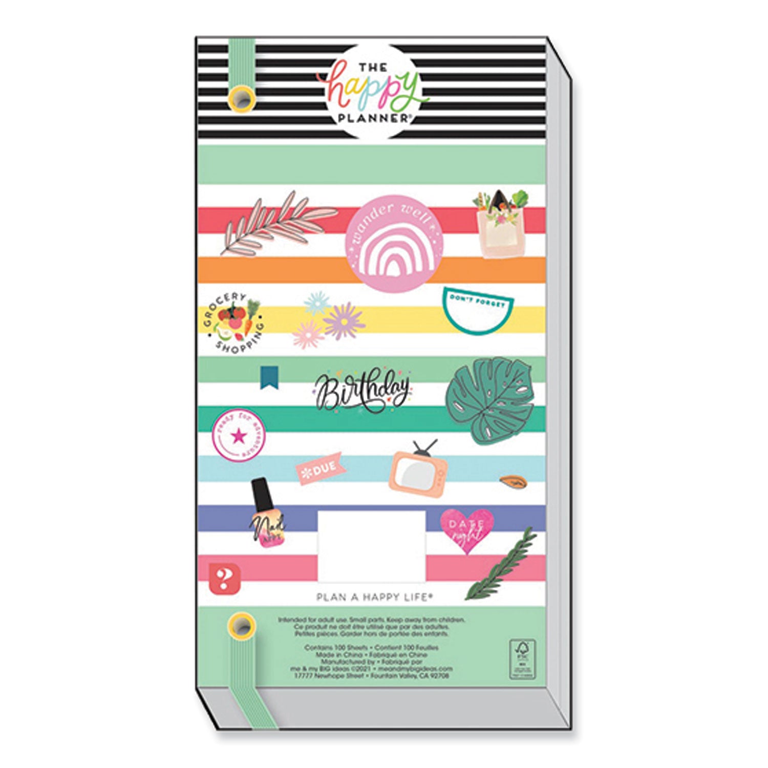 The Happy Planner® All the Essentials Mega Value Pack Stickers, Productivity Theme, 2,172 Stickers