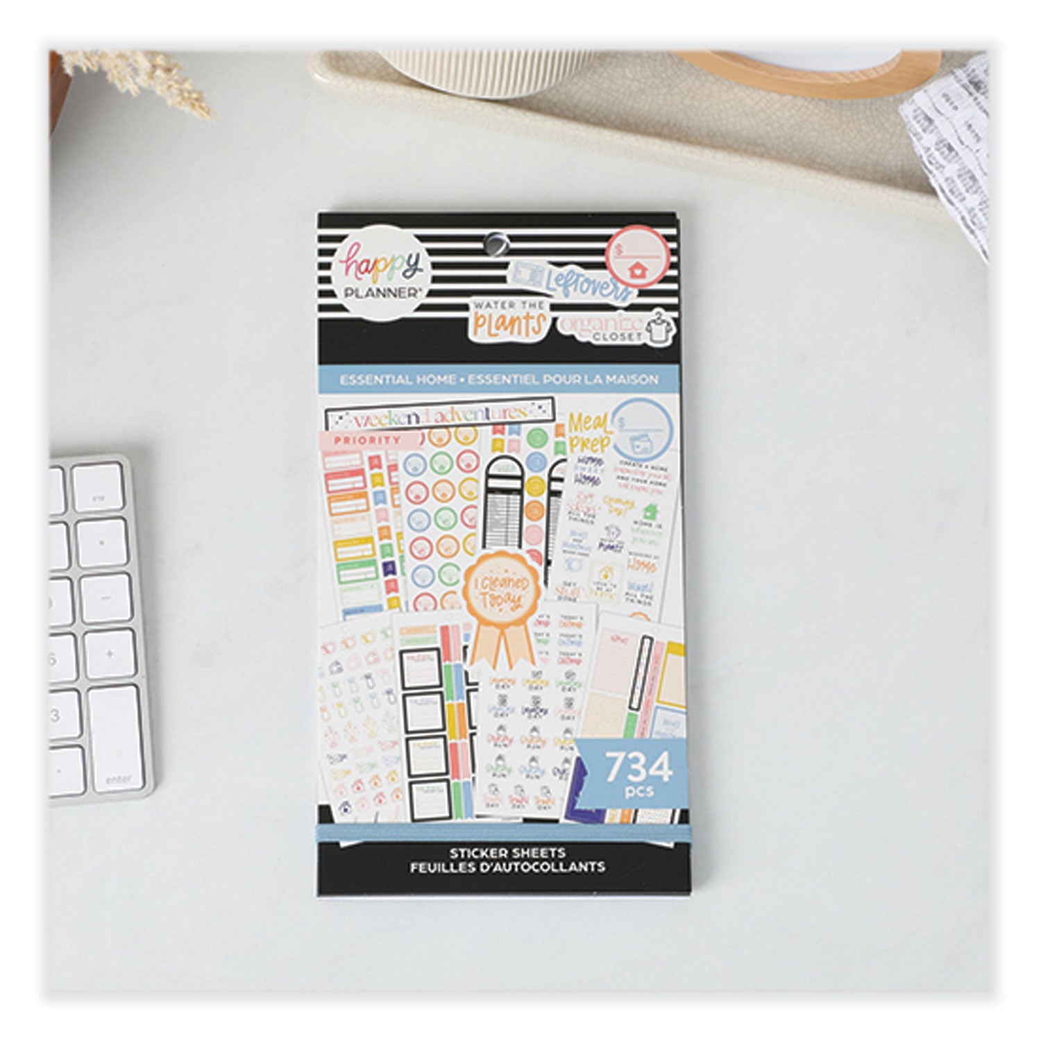 The Happy Planner® Essentials Home Classic Stickers, Productivity Theme, 734 Stickers