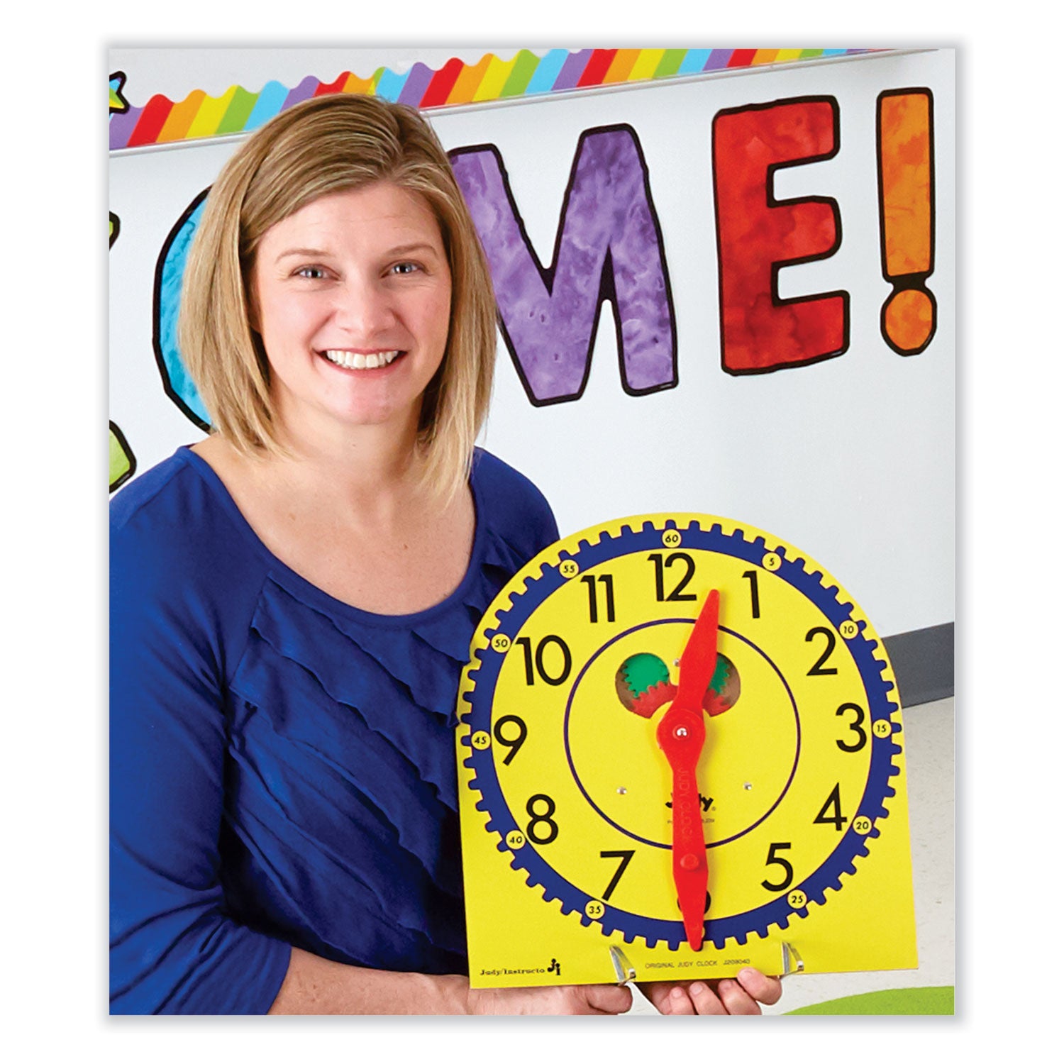 Carson-Dellosa Education Large Judy Clock, Ages 5 to 9