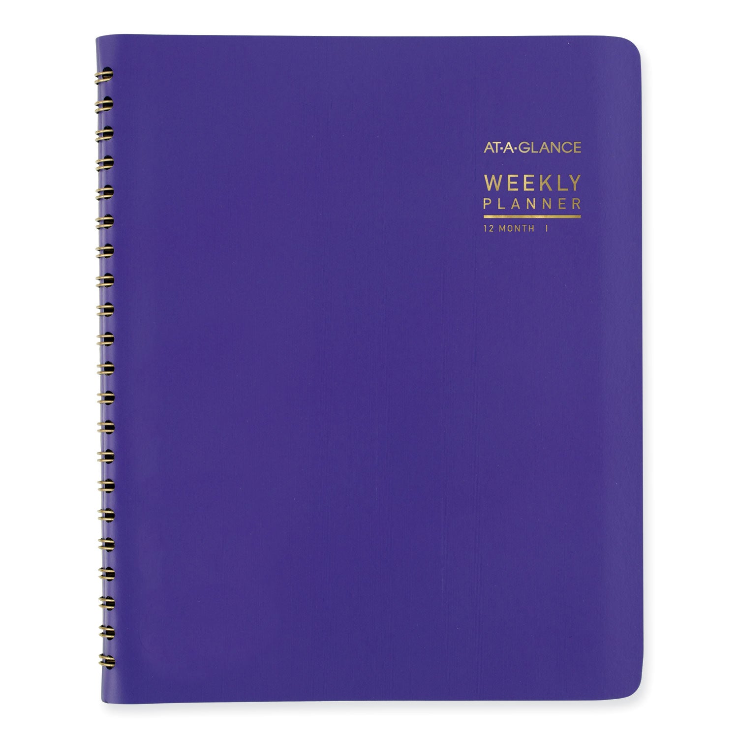 AT-A-GLANCE® Contemporary Weekly/Monthly Planner, 11.38 x 9, Purple Cover, 12-Month (Jan to Dec): 2025