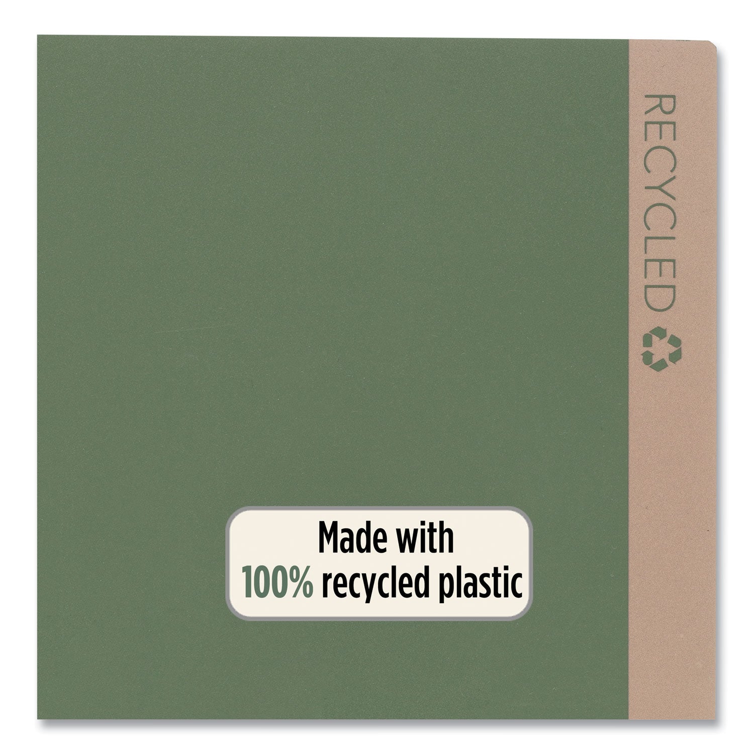 Five Star® Recycled Plastic Two-Pocket Folder, 11" x 8.5", Randomly Assorted