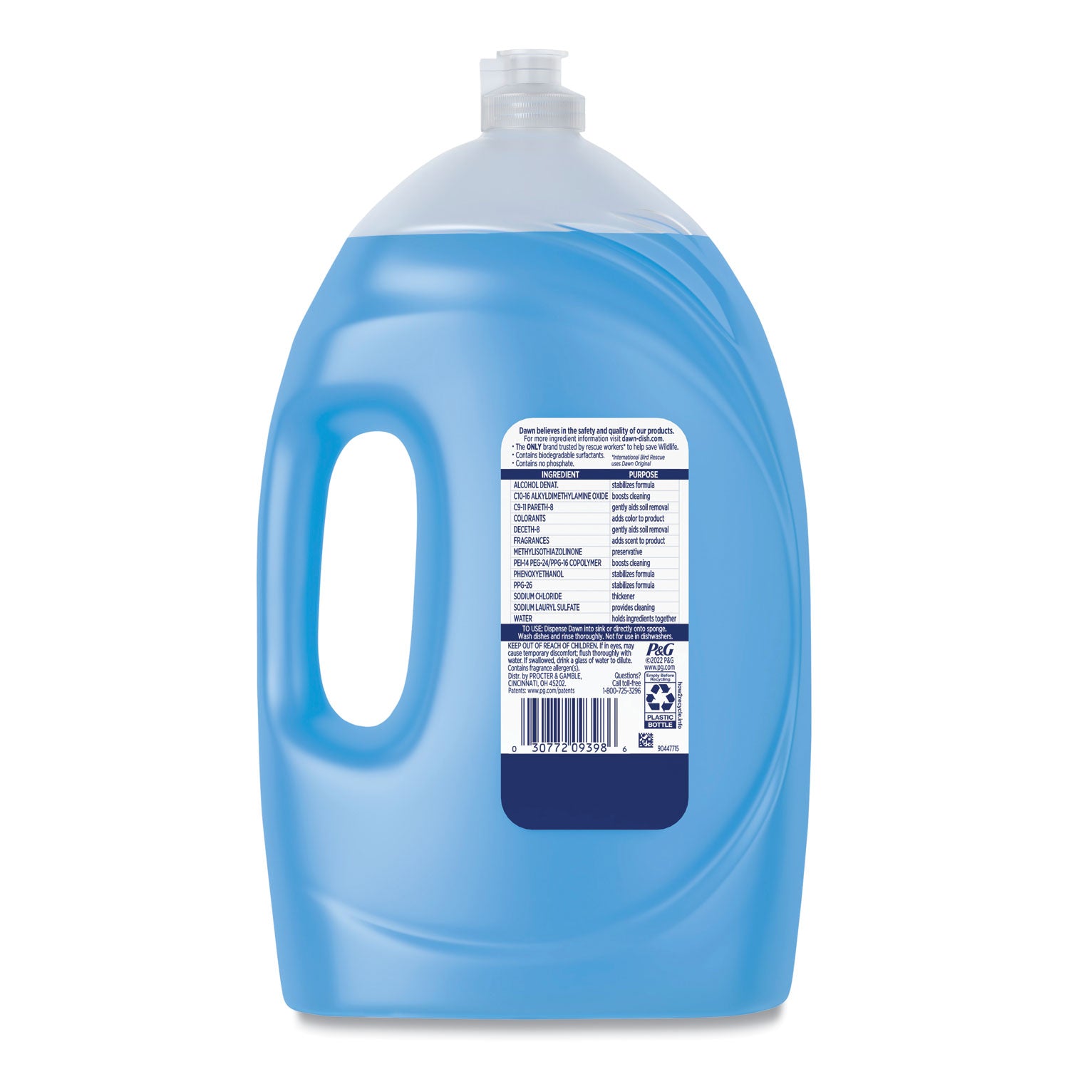 Dawn® Ultra Liquid Dish Detergent, Original Scent, 70 oz, 6/Carton